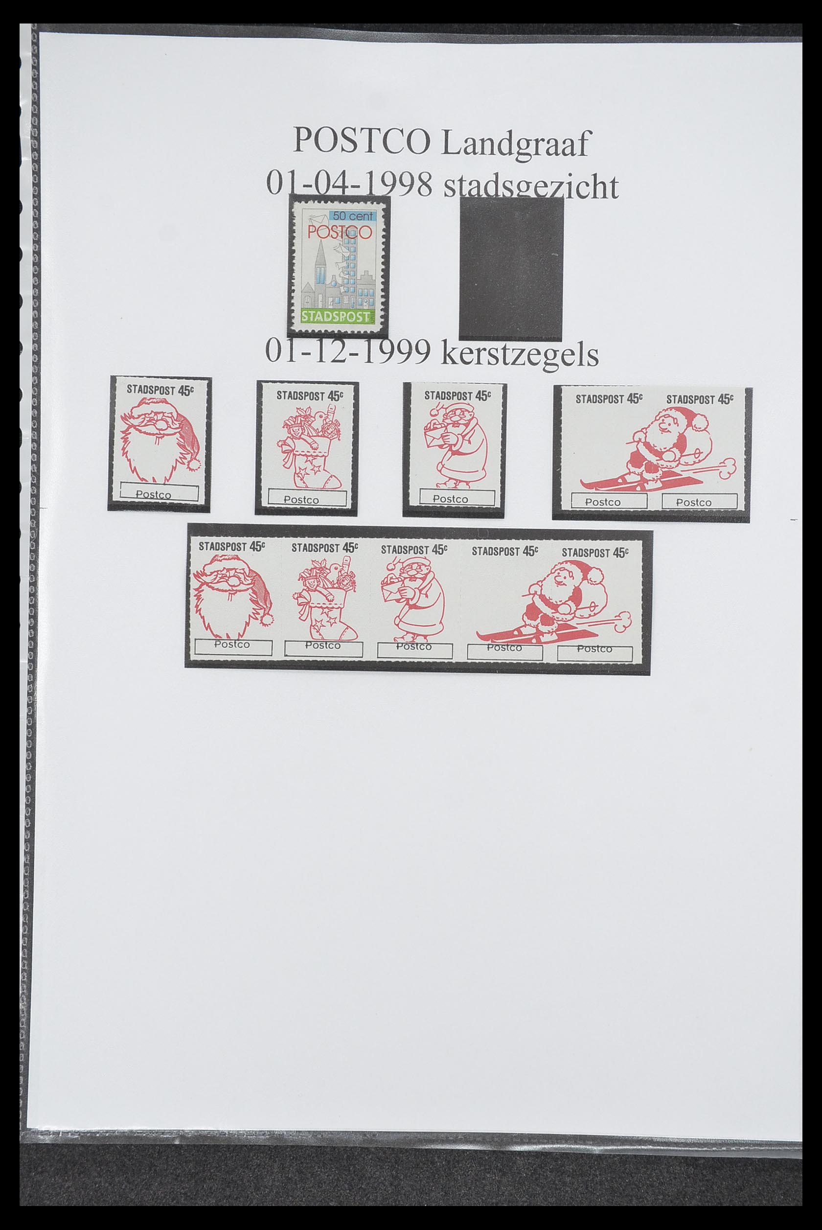 33500 2026 - Postzegelverzameling 33500 Nederland stadspost 1969-2019!!