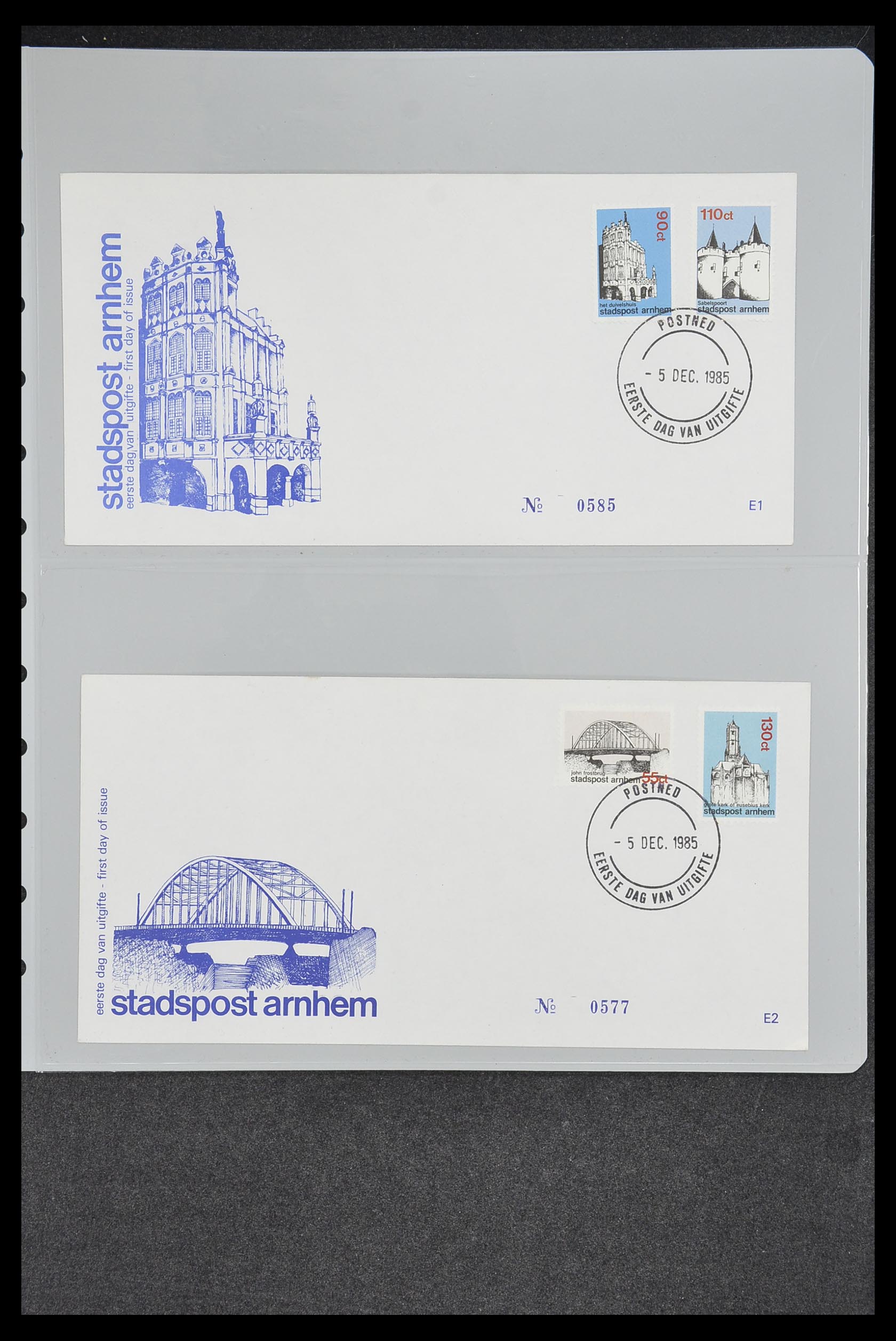 33500 2055 - Postzegelverzameling 33500 Nederland stadspost 1969-2019!!