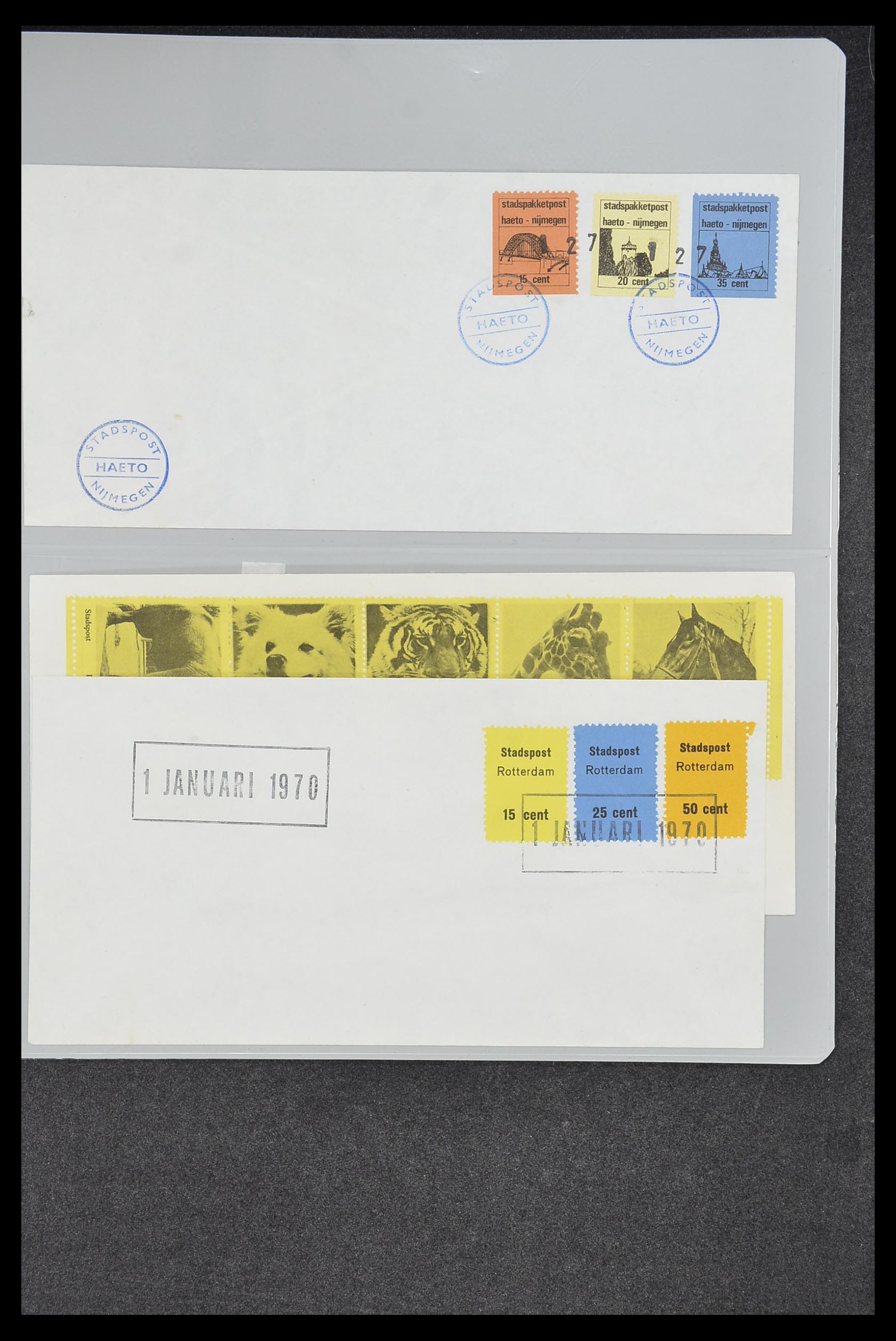 33500 2069 - Postzegelverzameling 33500 Nederland stadspost 1969-2019!!