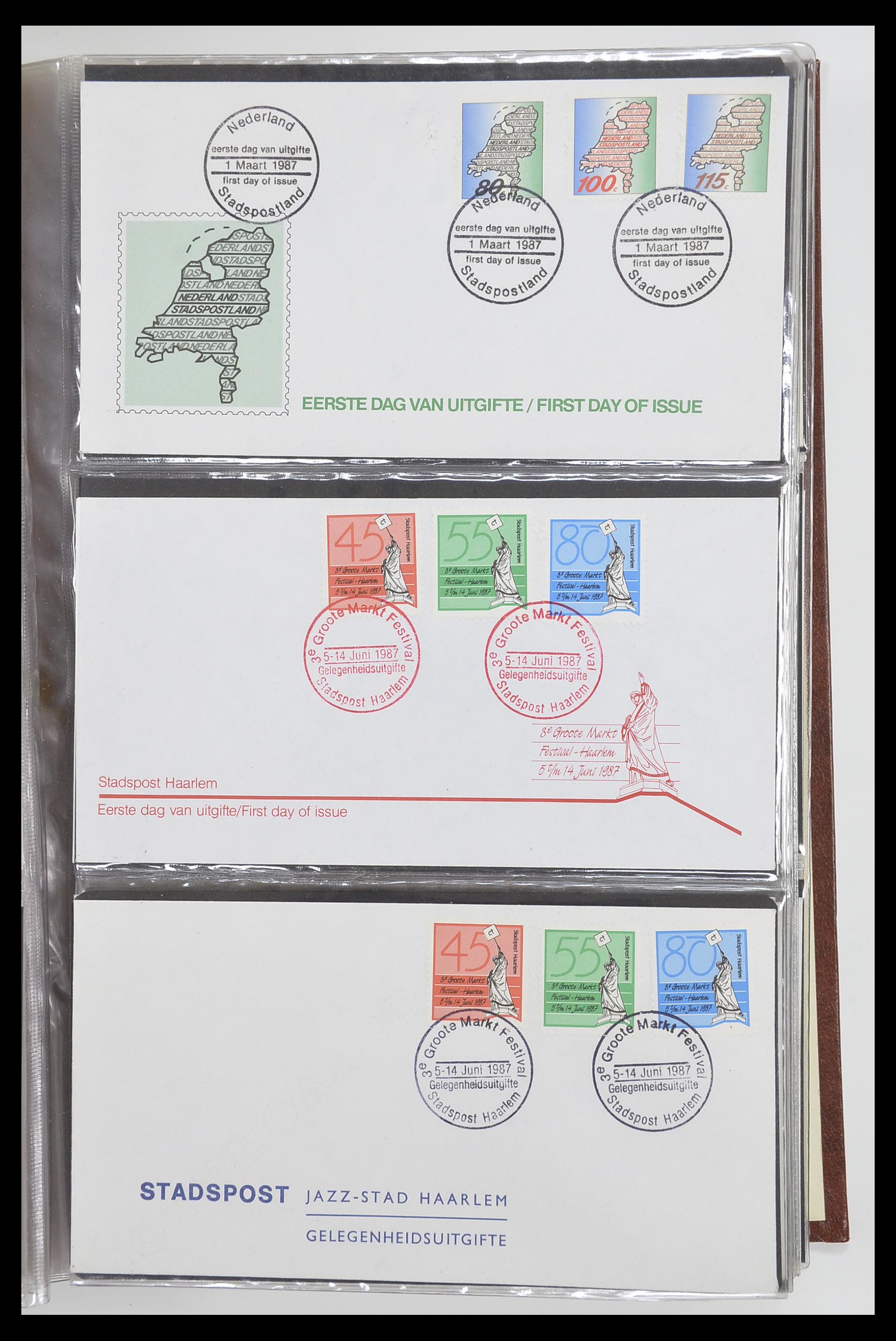 33500 2225 - Postzegelverzameling 33500 Nederland stadspost 1969-2019!!