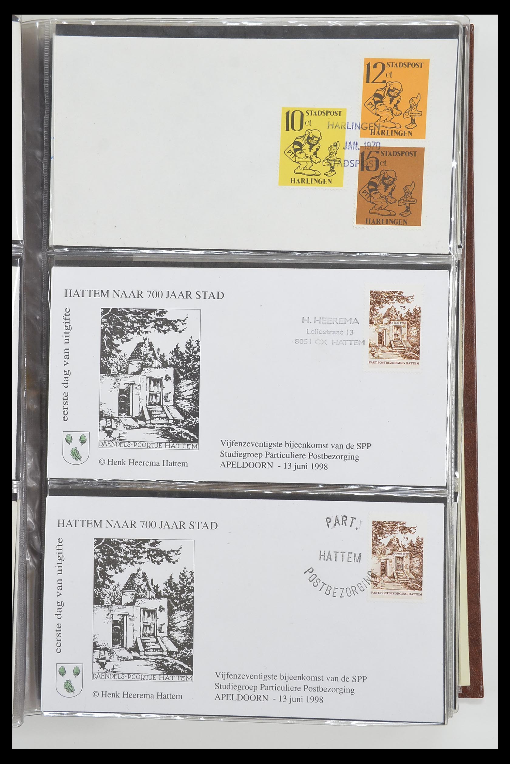 33500 2229 - Postzegelverzameling 33500 Nederland stadspost 1969-2019!!
