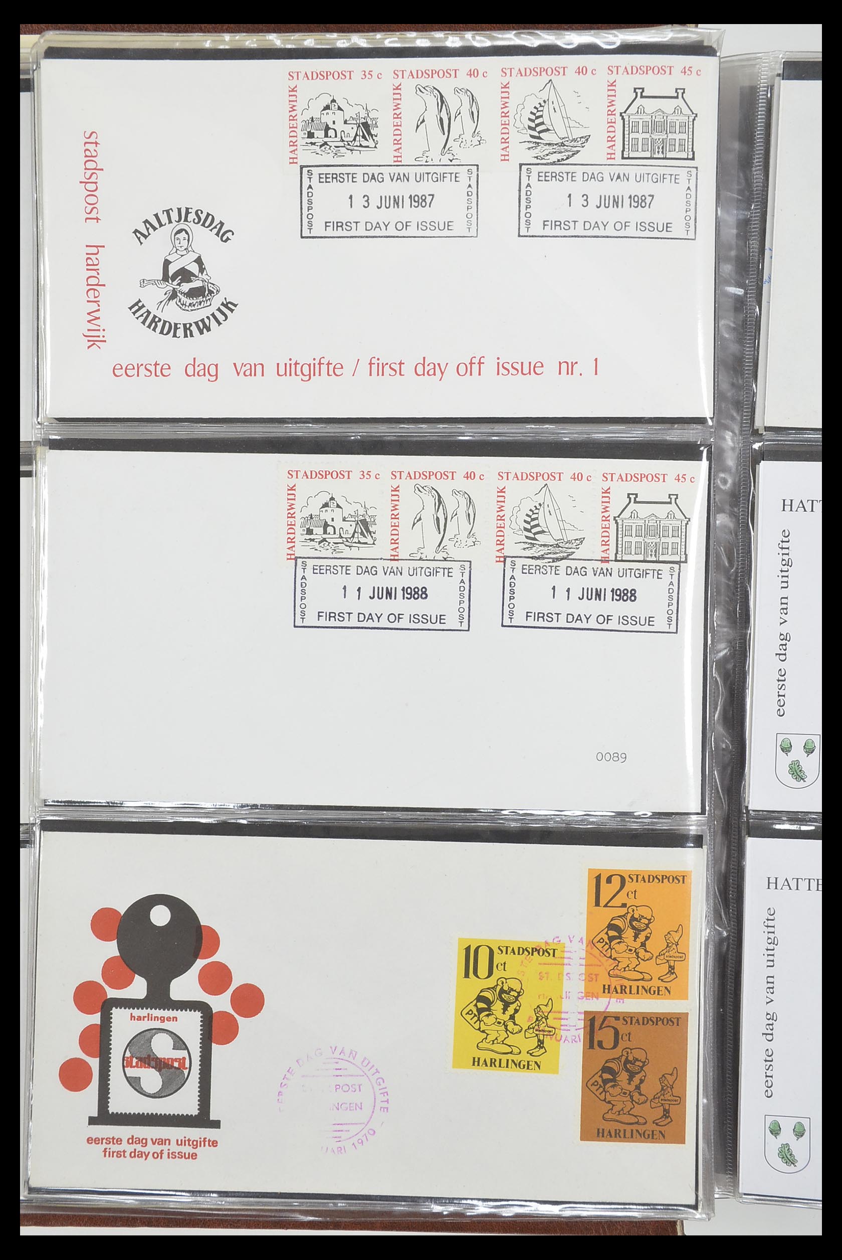 33500 2230 - Postzegelverzameling 33500 Nederland stadspost 1969-2019!!