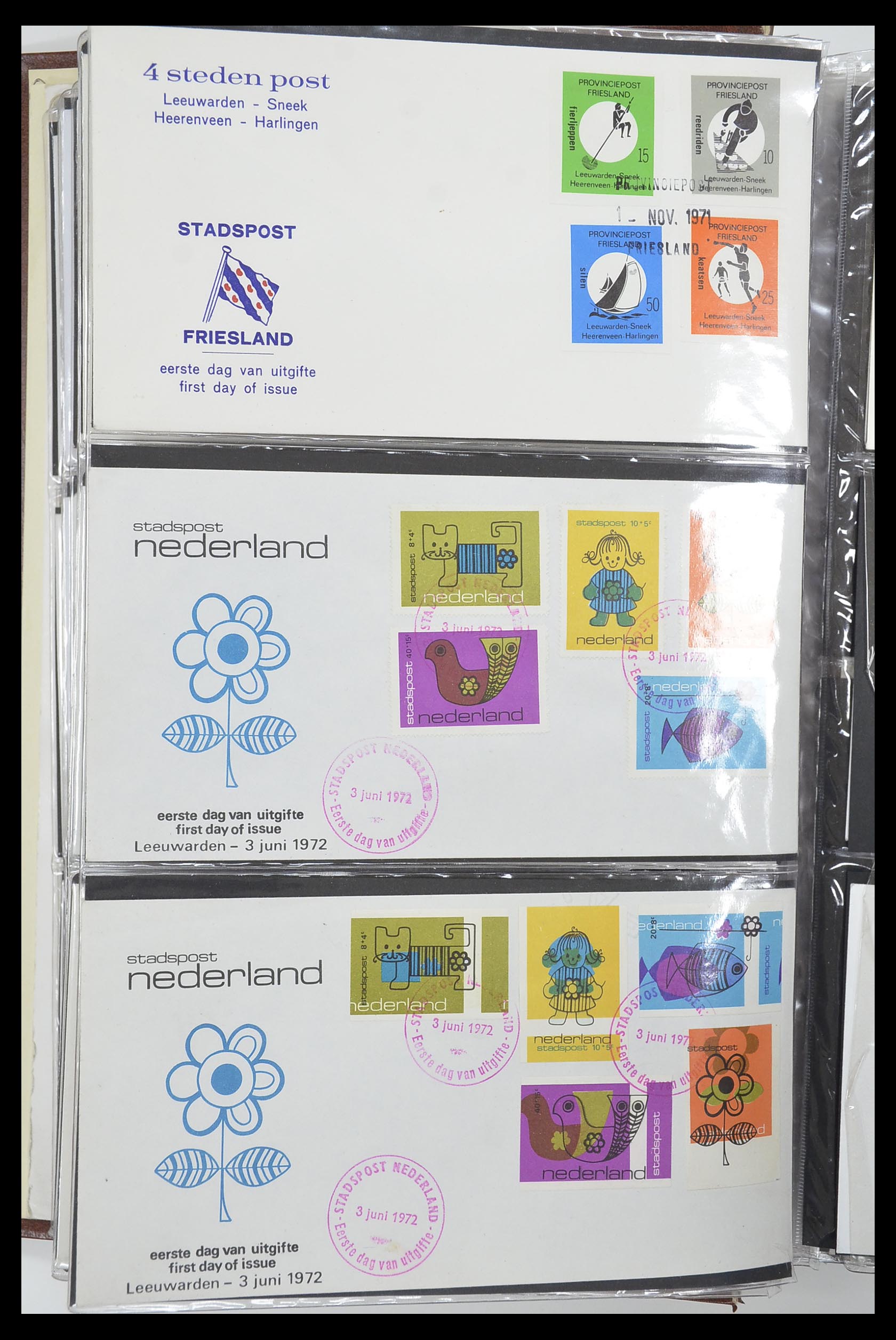 33500 2243 - Postzegelverzameling 33500 Nederland stadspost 1969-2019!!