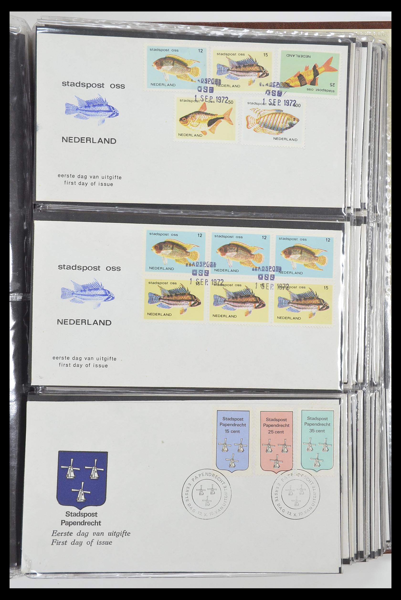 33500 2256 - Postzegelverzameling 33500 Nederland stadspost 1969-2019!!