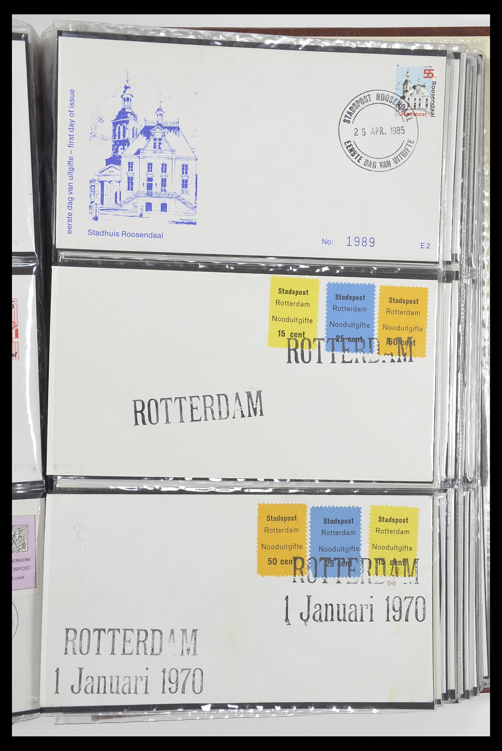 33500 2257 - Postzegelverzameling 33500 Nederland stadspost 1969-2019!!