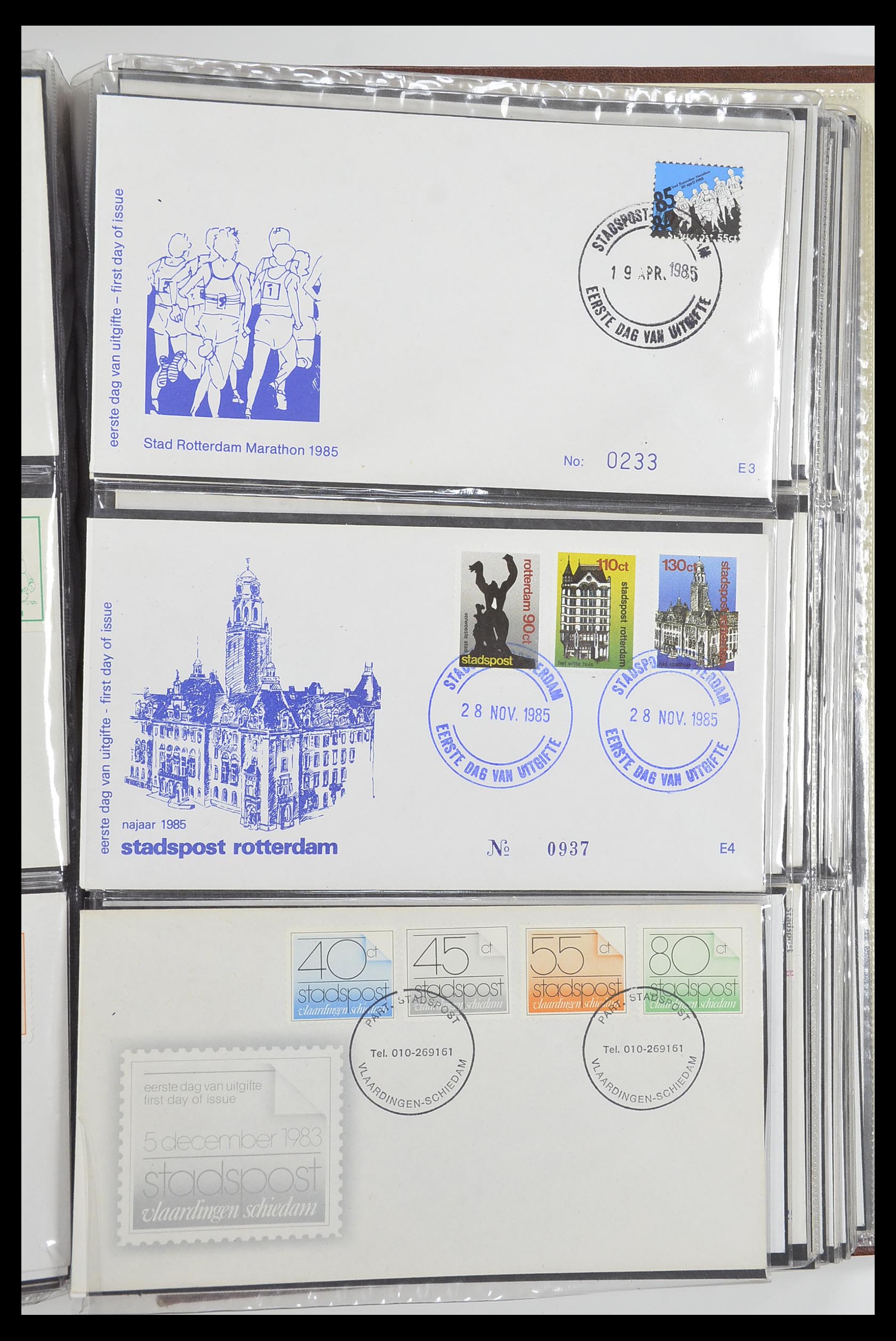 33500 2260 - Postzegelverzameling 33500 Nederland stadspost 1969-2019!!