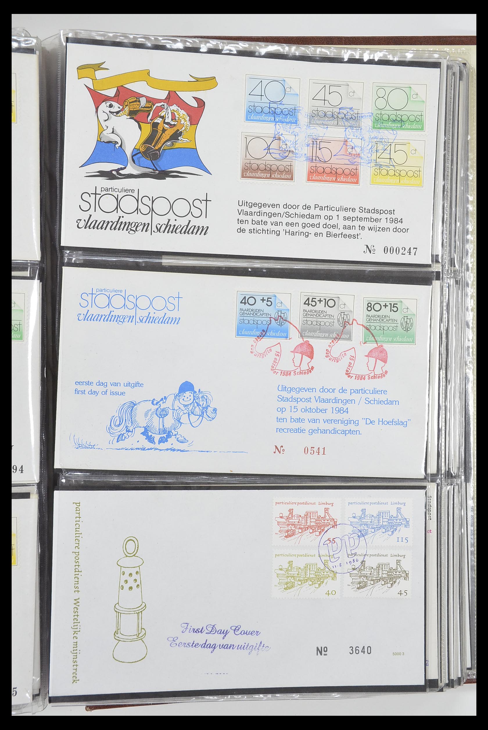 33500 2261 - Postzegelverzameling 33500 Nederland stadspost 1969-2019!!