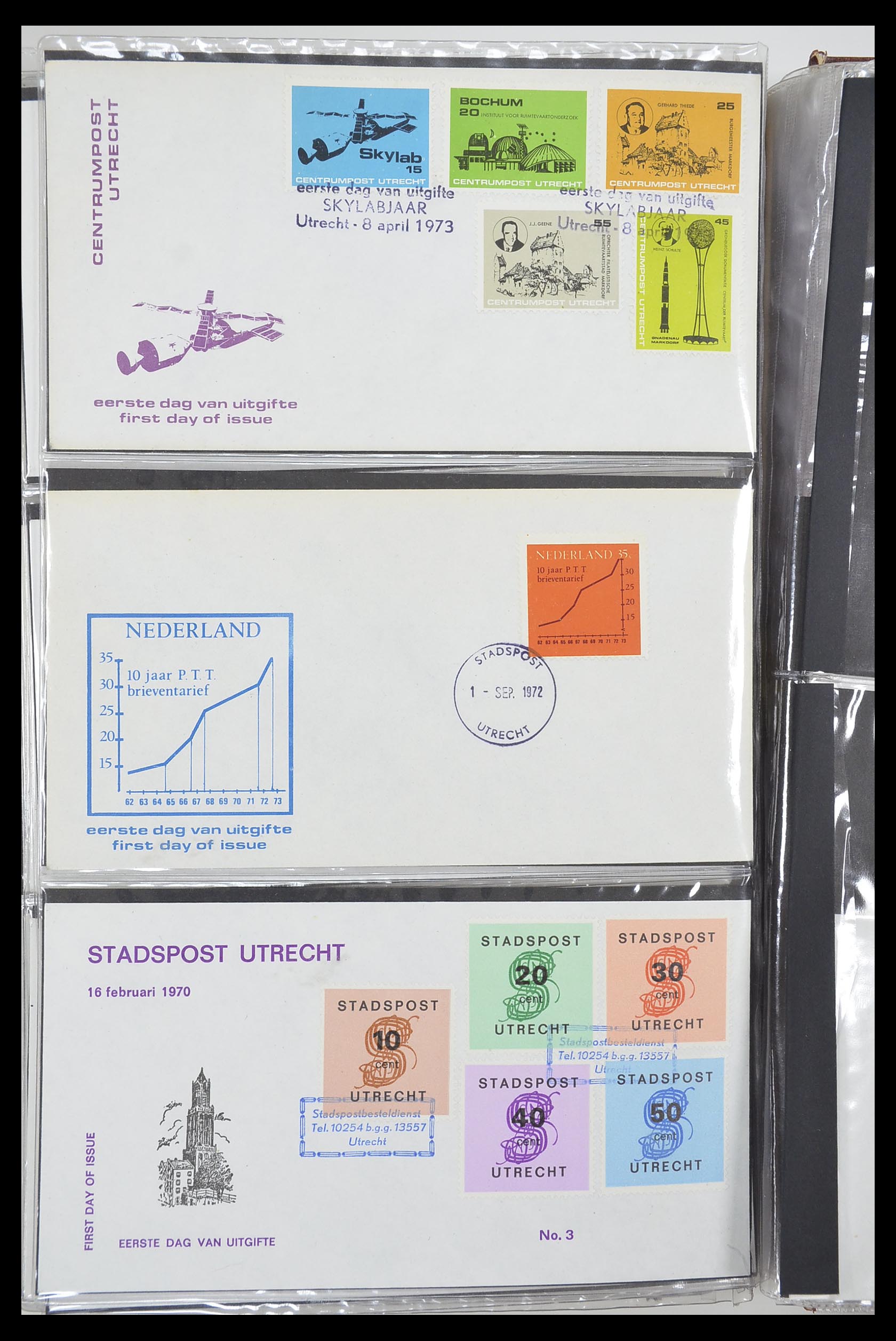 33500 2266 - Postzegelverzameling 33500 Nederland stadspost 1969-2019!!