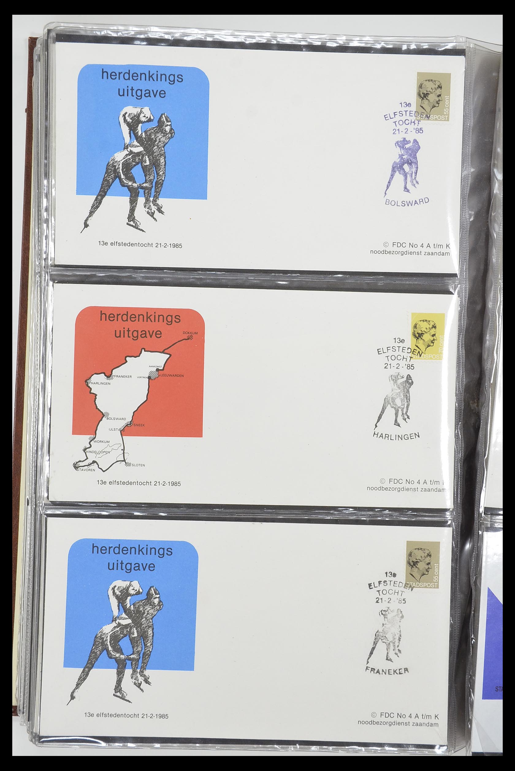 33500 2284 - Postzegelverzameling 33500 Nederland stadspost 1969-2019!!
