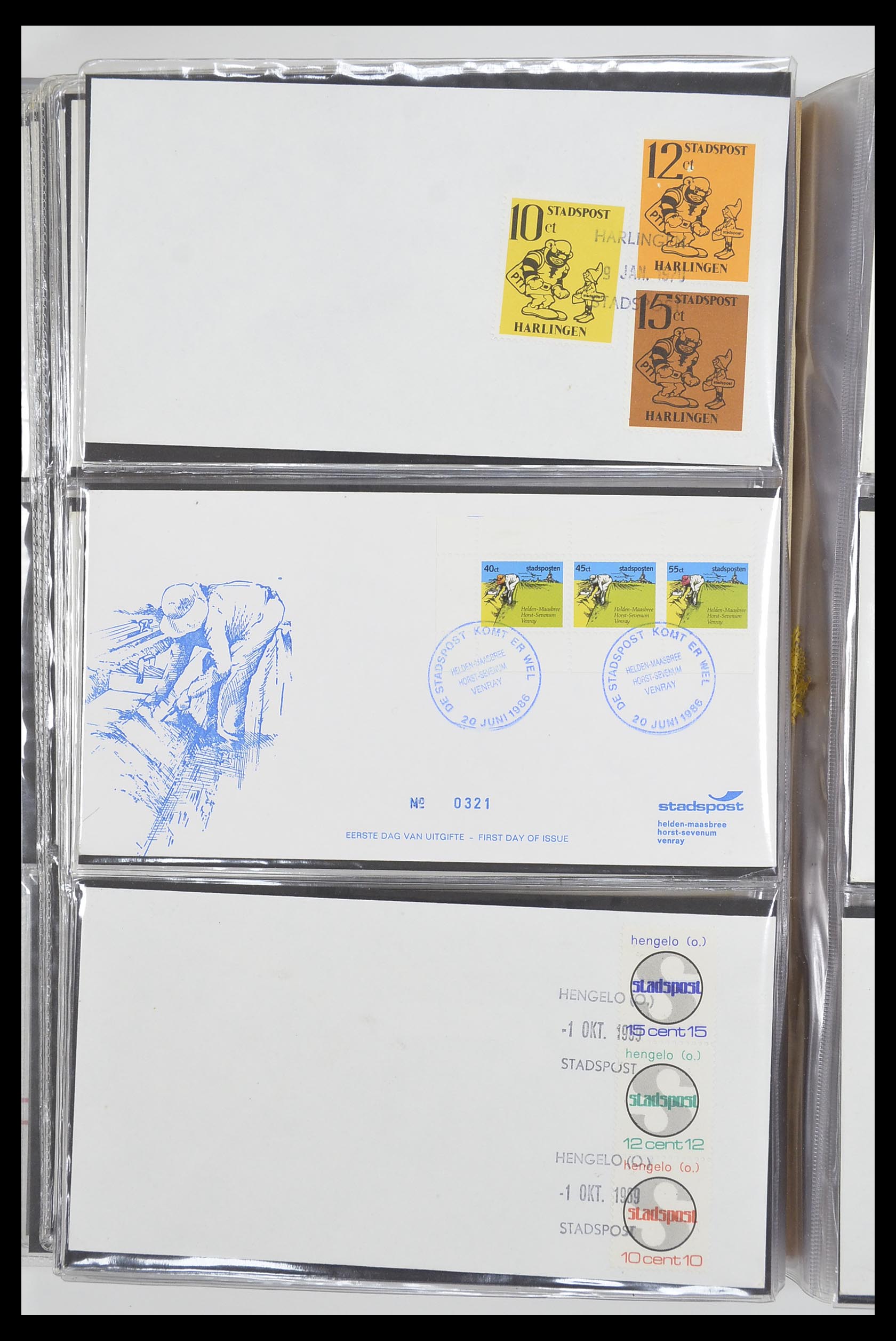 33500 2322 - Postzegelverzameling 33500 Nederland stadspost 1969-2019!!