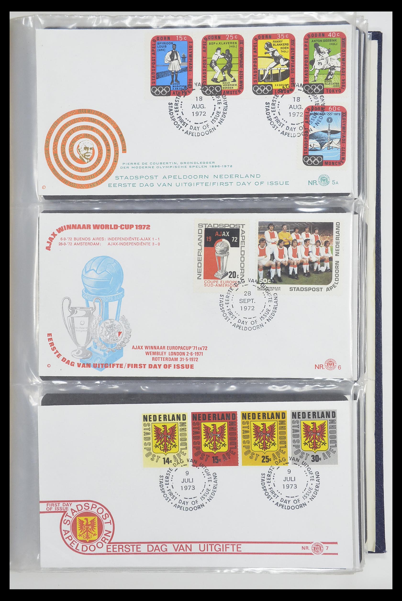 33500 2363 - Postzegelverzameling 33500 Nederland stadspost 1969-2019!!