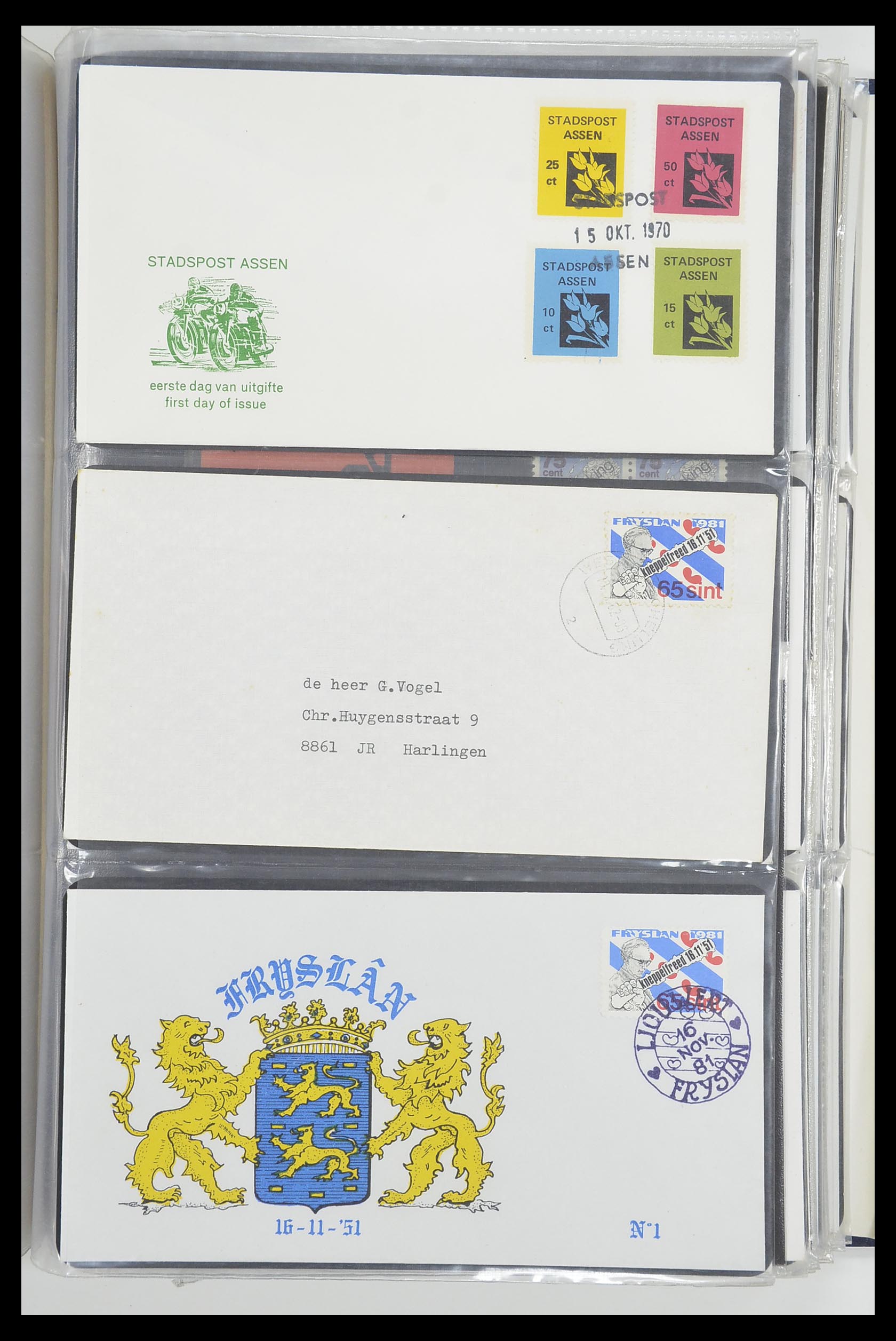 33500 2375 - Postzegelverzameling 33500 Nederland stadspost 1969-2019!!