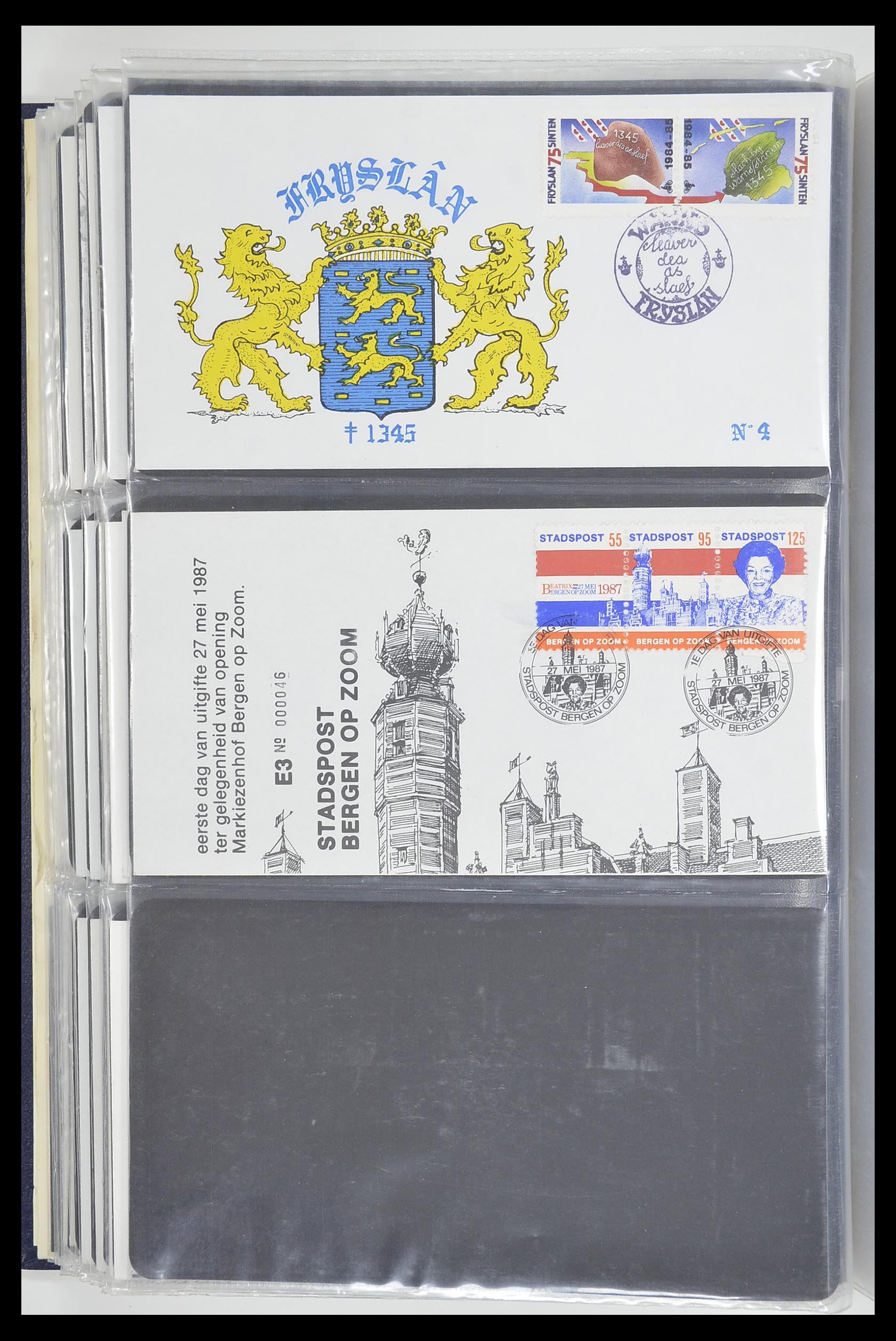 33500 2381 - Postzegelverzameling 33500 Nederland stadspost 1969-2019!!