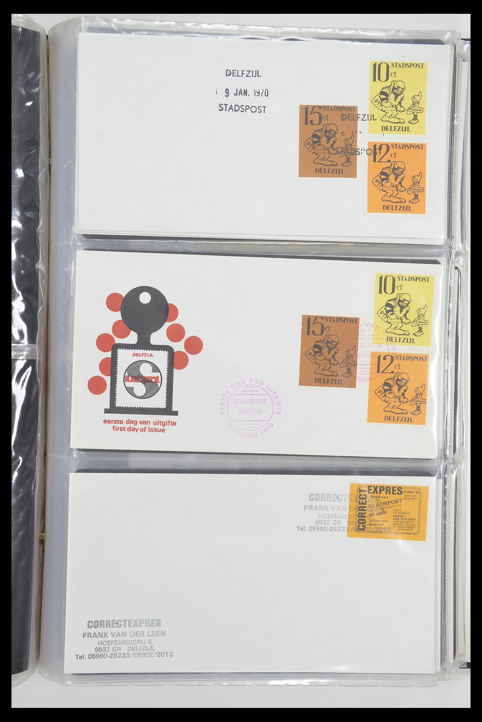 33500 2388 - Postzegelverzameling 33500 Nederland stadspost 1969-2019!!