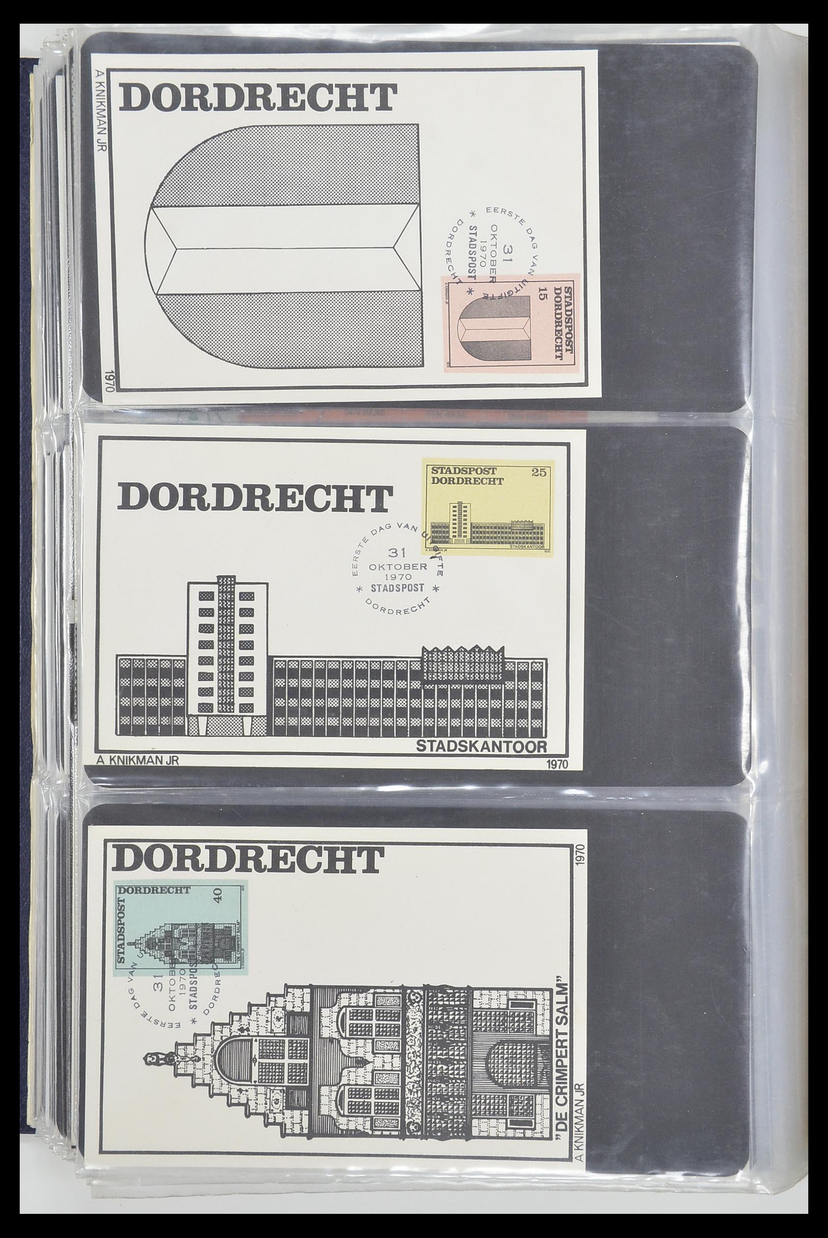 33500 2405 - Postzegelverzameling 33500 Nederland stadspost 1969-2019!!