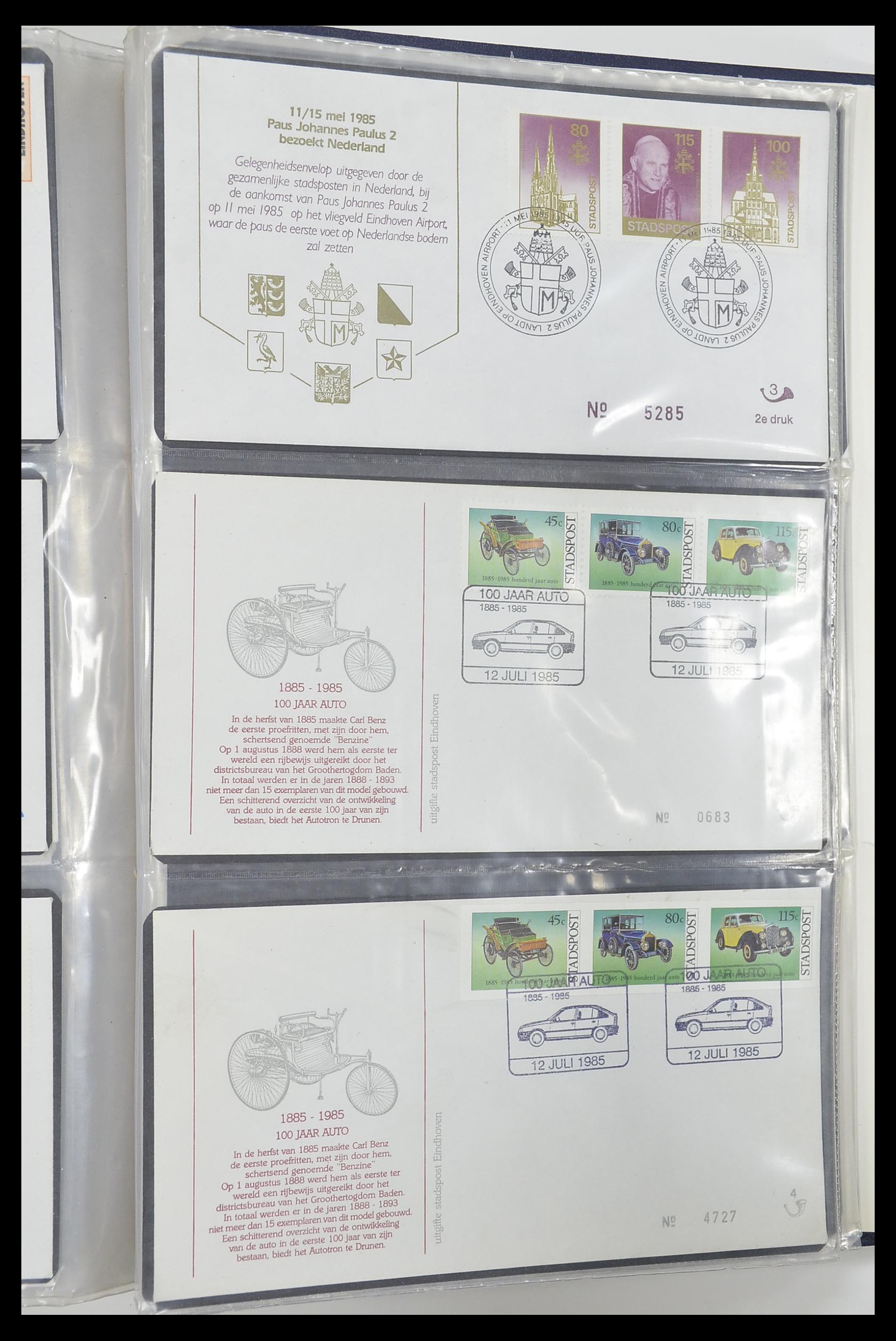 33500 2408 - Postzegelverzameling 33500 Nederland stadspost 1969-2019!!