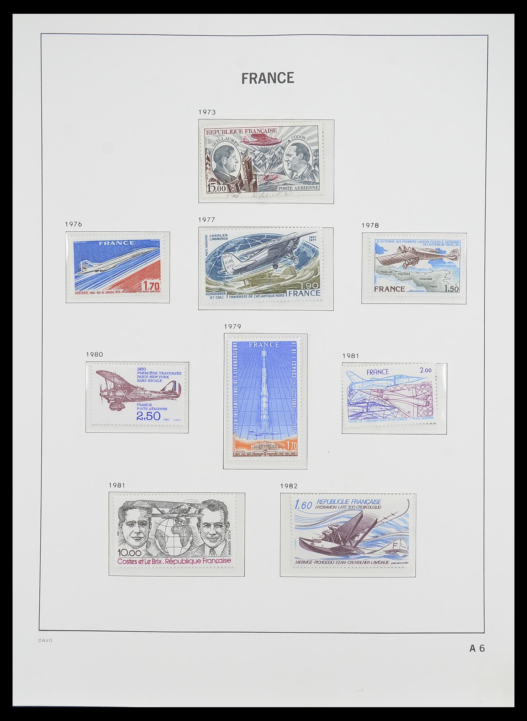 33502 006 - Postzegelverzameling 33502 Frankrijk back of the book 1859-1983.