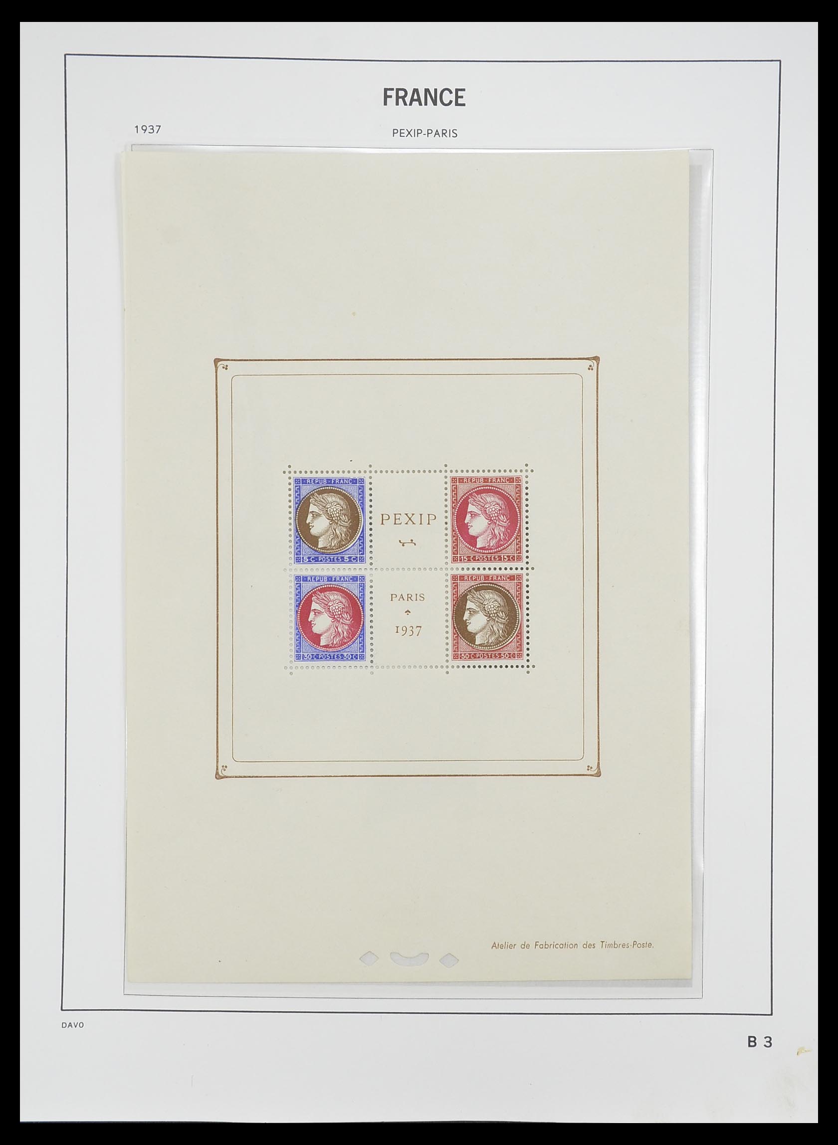 33502 007 - Postzegelverzameling 33502 Frankrijk back of the book 1859-1983.