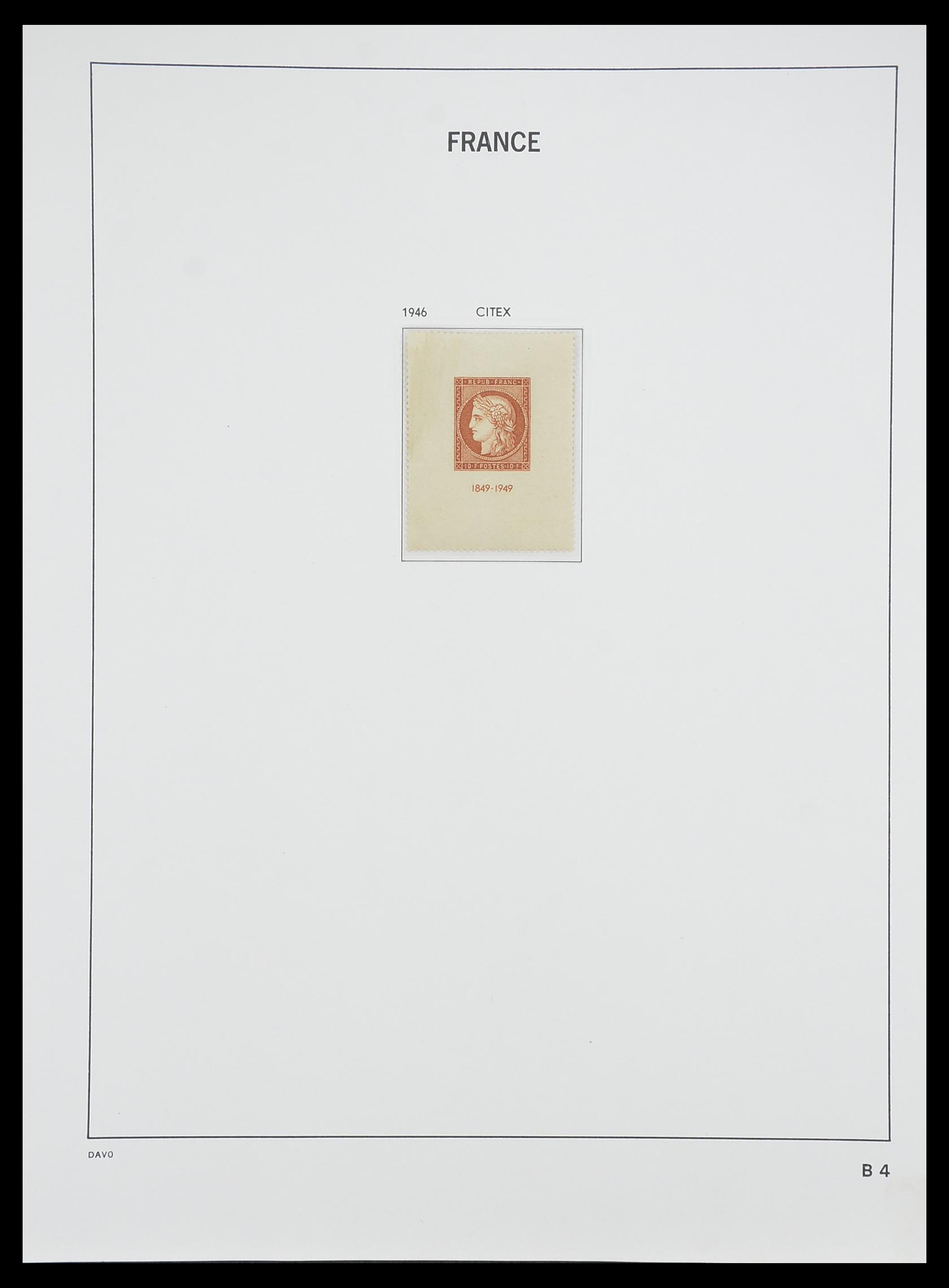33502 015 - Postzegelverzameling 33502 Frankrijk back of the book 1859-1983.
