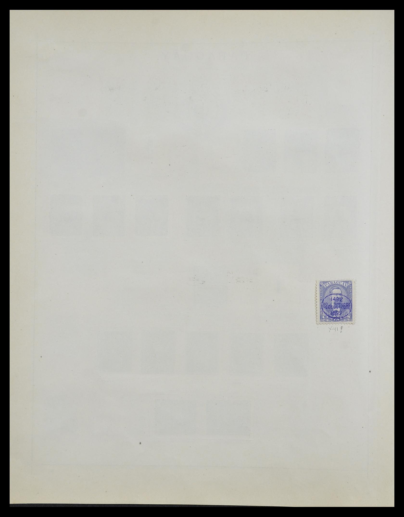 33505 002 - Postzegelverzameling 33505 Paraguay 1870-1901.