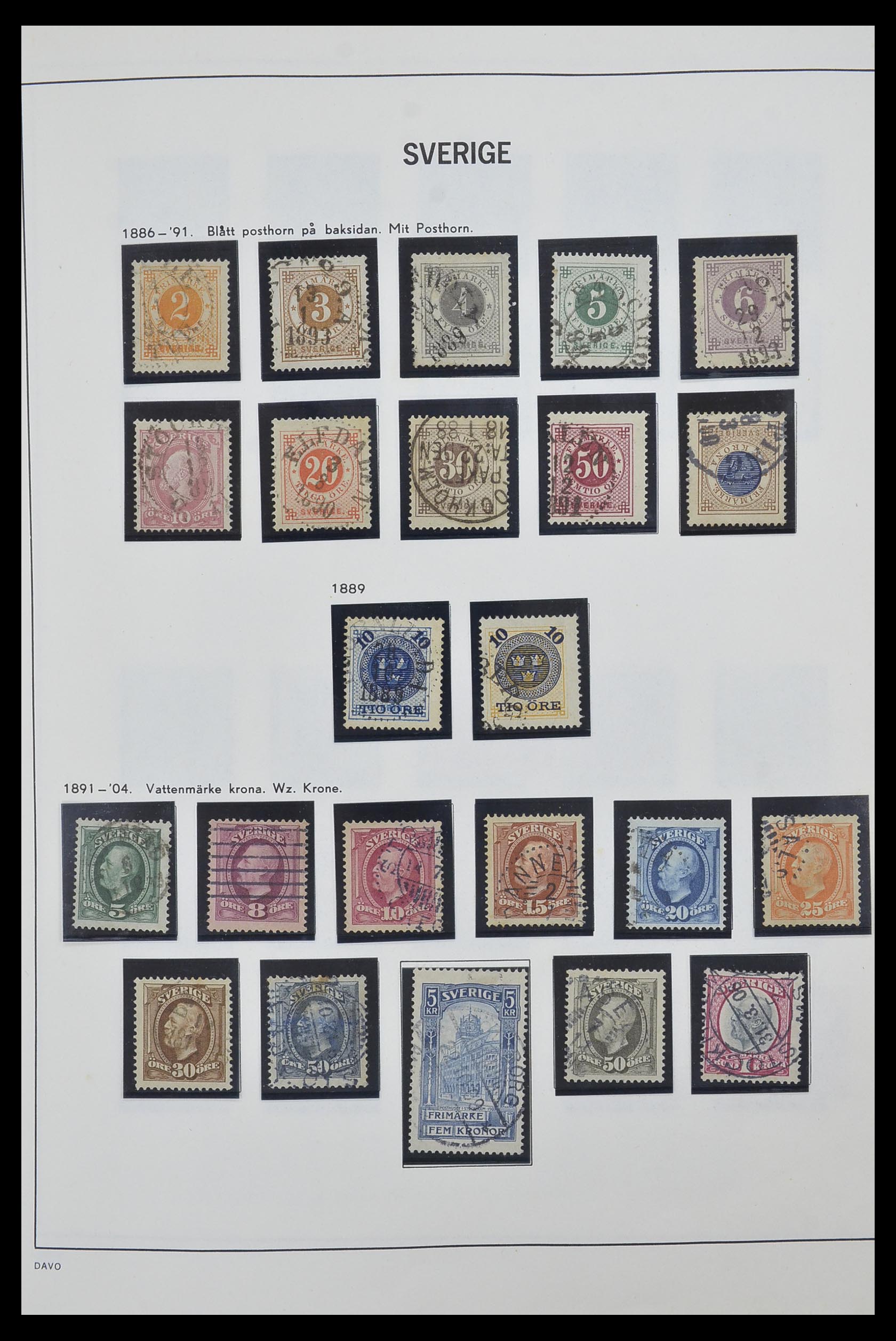 33520 004 - Postzegelverzameling 33520 Zweden 1855-2013.