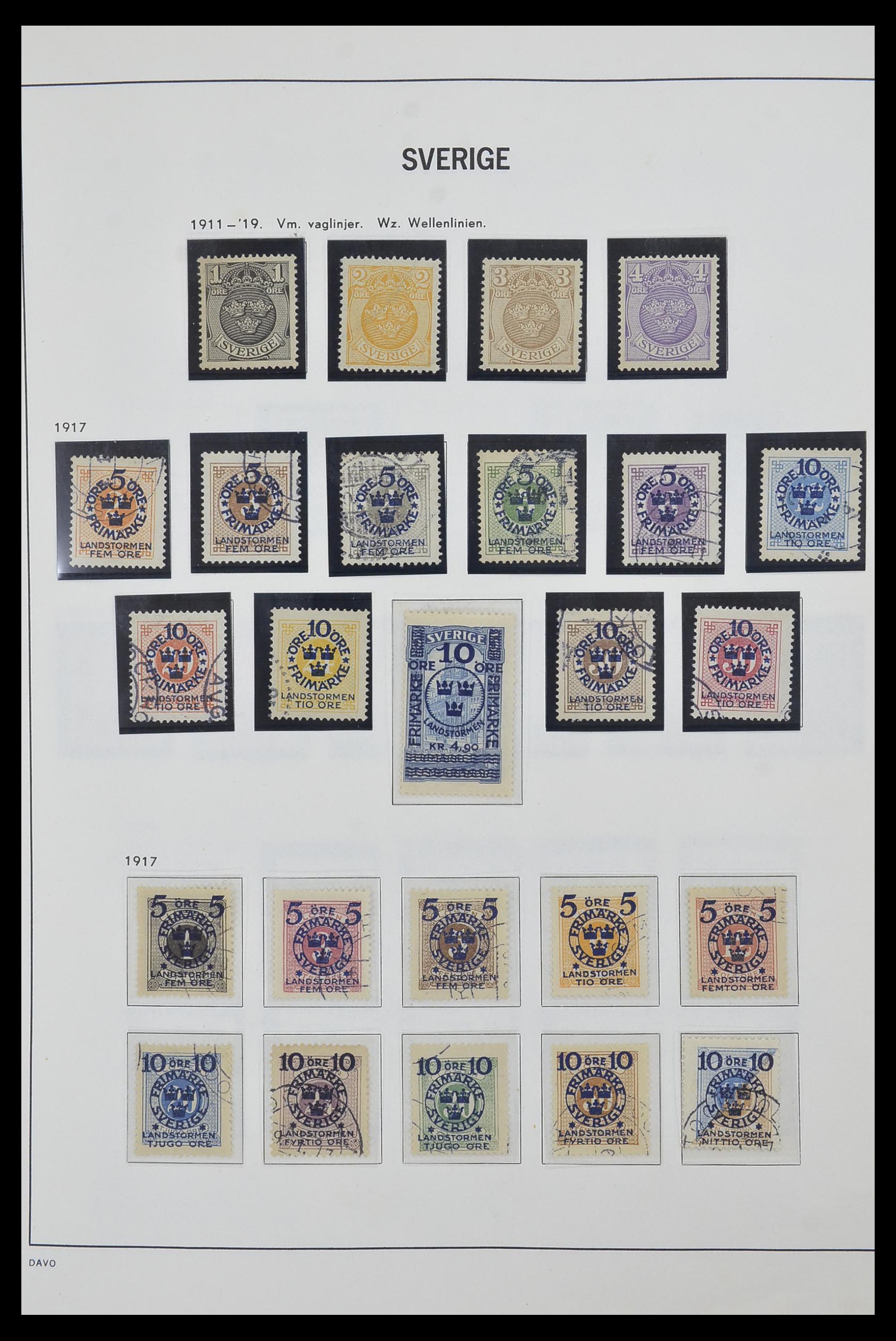 33520 008 - Postzegelverzameling 33520 Zweden 1855-2013.