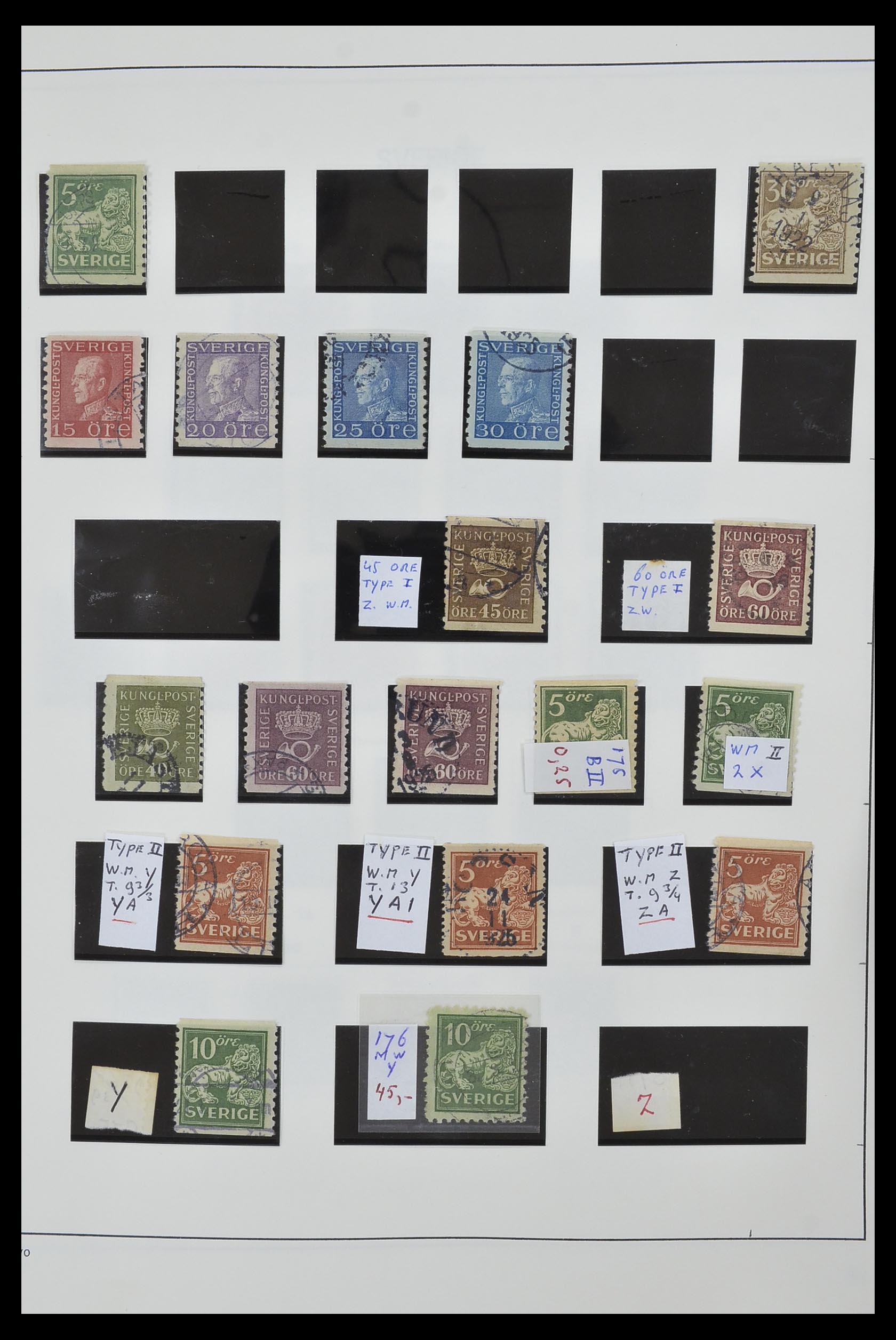 33520 013 - Postzegelverzameling 33520 Zweden 1855-2013.