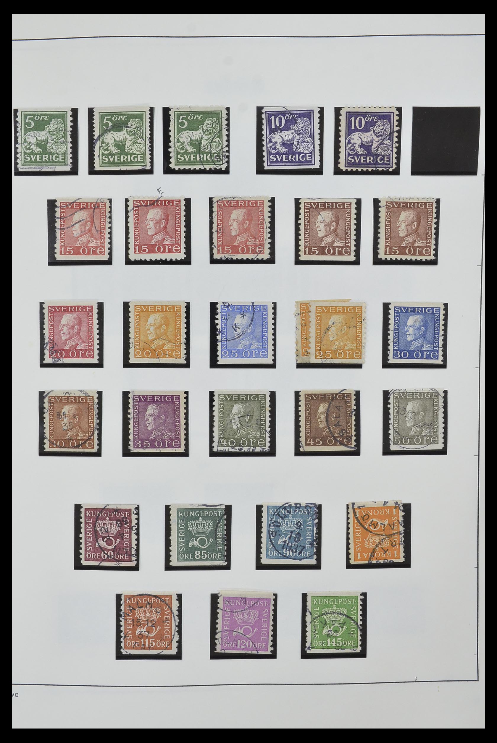 33520 015 - Postzegelverzameling 33520 Zweden 1855-2013.