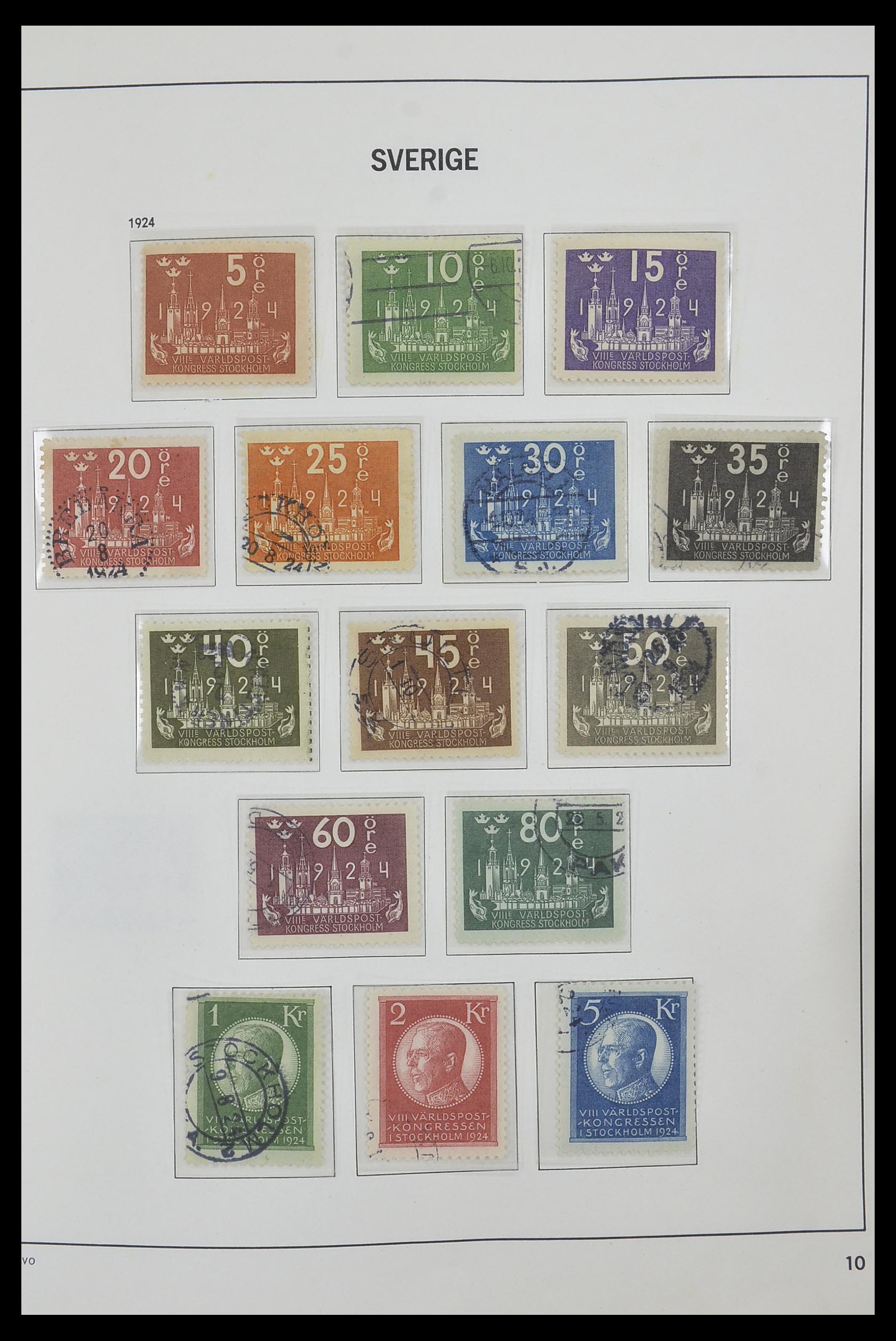 33520 017 - Postzegelverzameling 33520 Zweden 1855-2013.