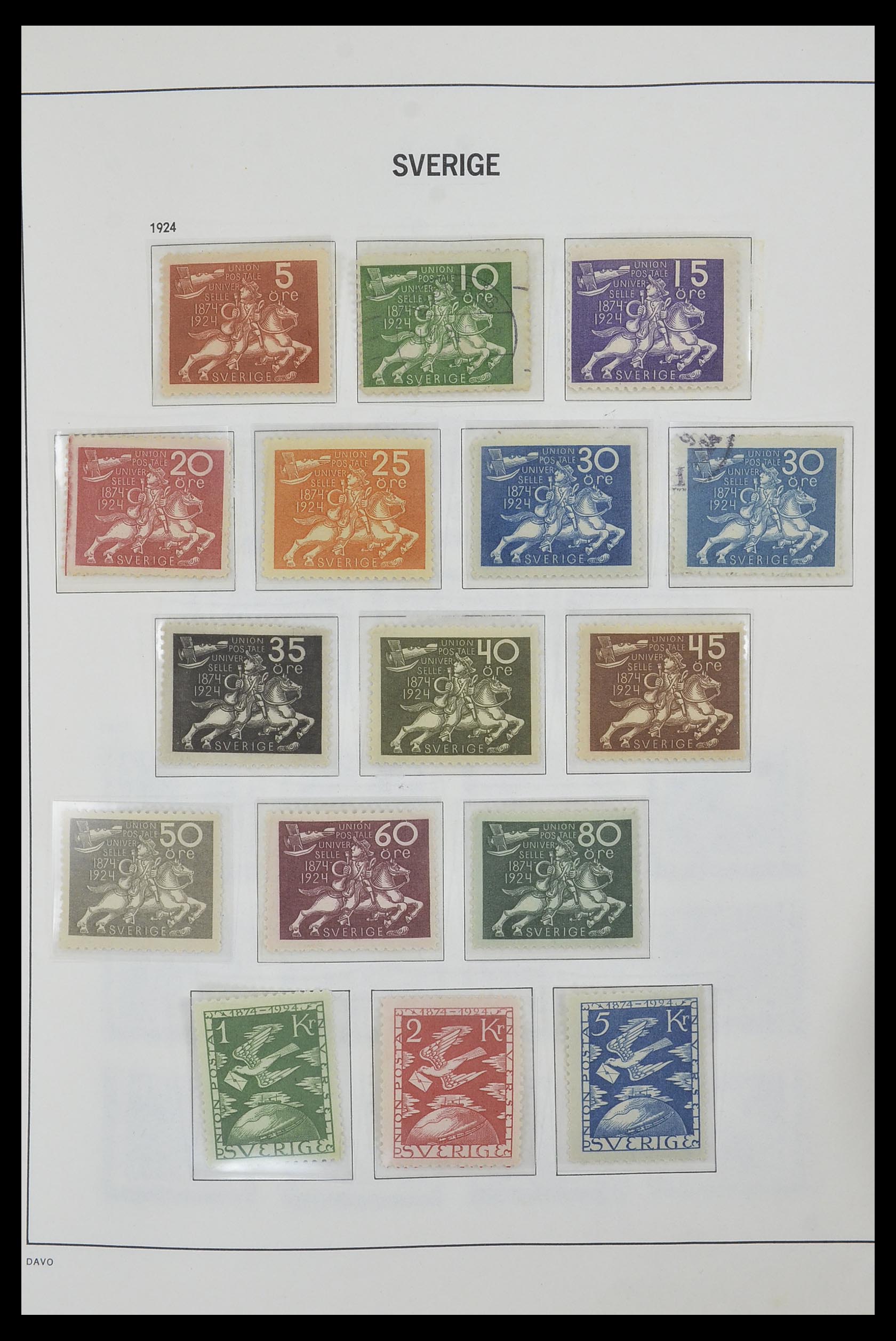 33520 018 - Postzegelverzameling 33520 Zweden 1855-2013.