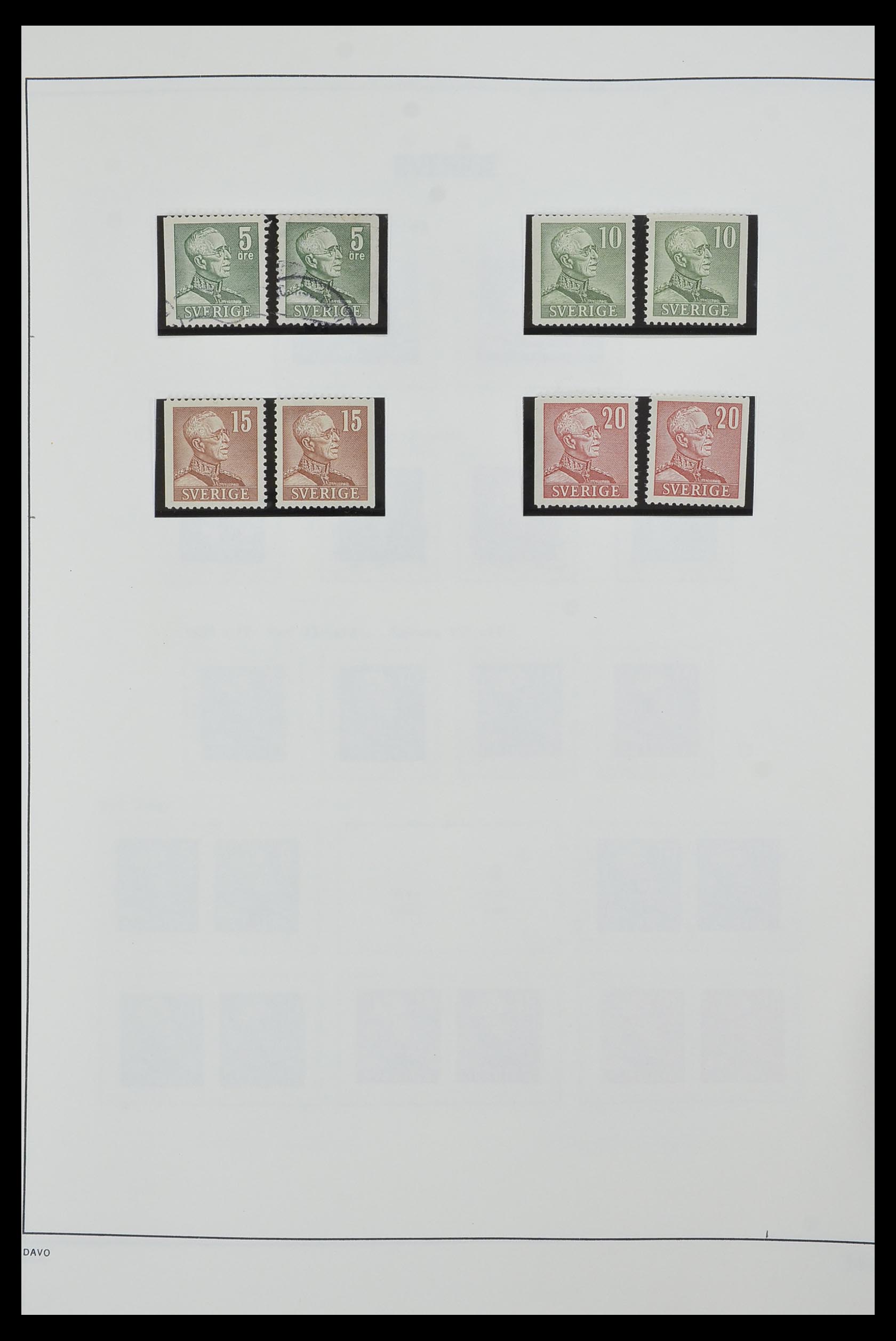 33520 023 - Postzegelverzameling 33520 Zweden 1855-2013.