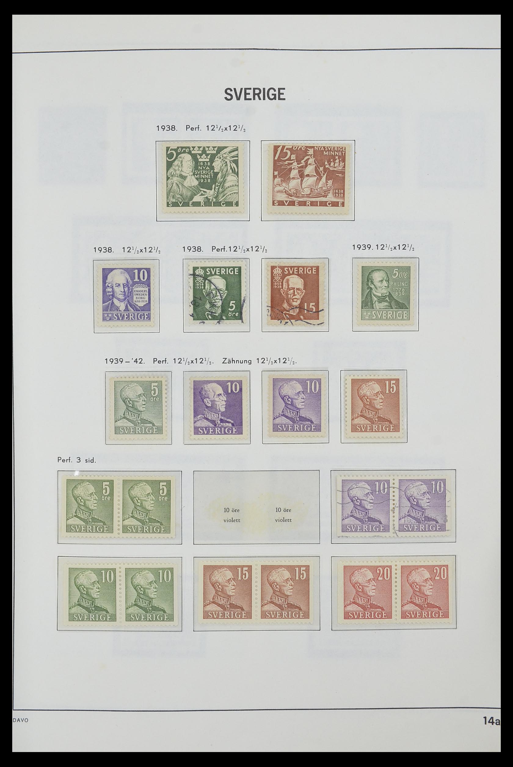 33520 024 - Postzegelverzameling 33520 Zweden 1855-2013.