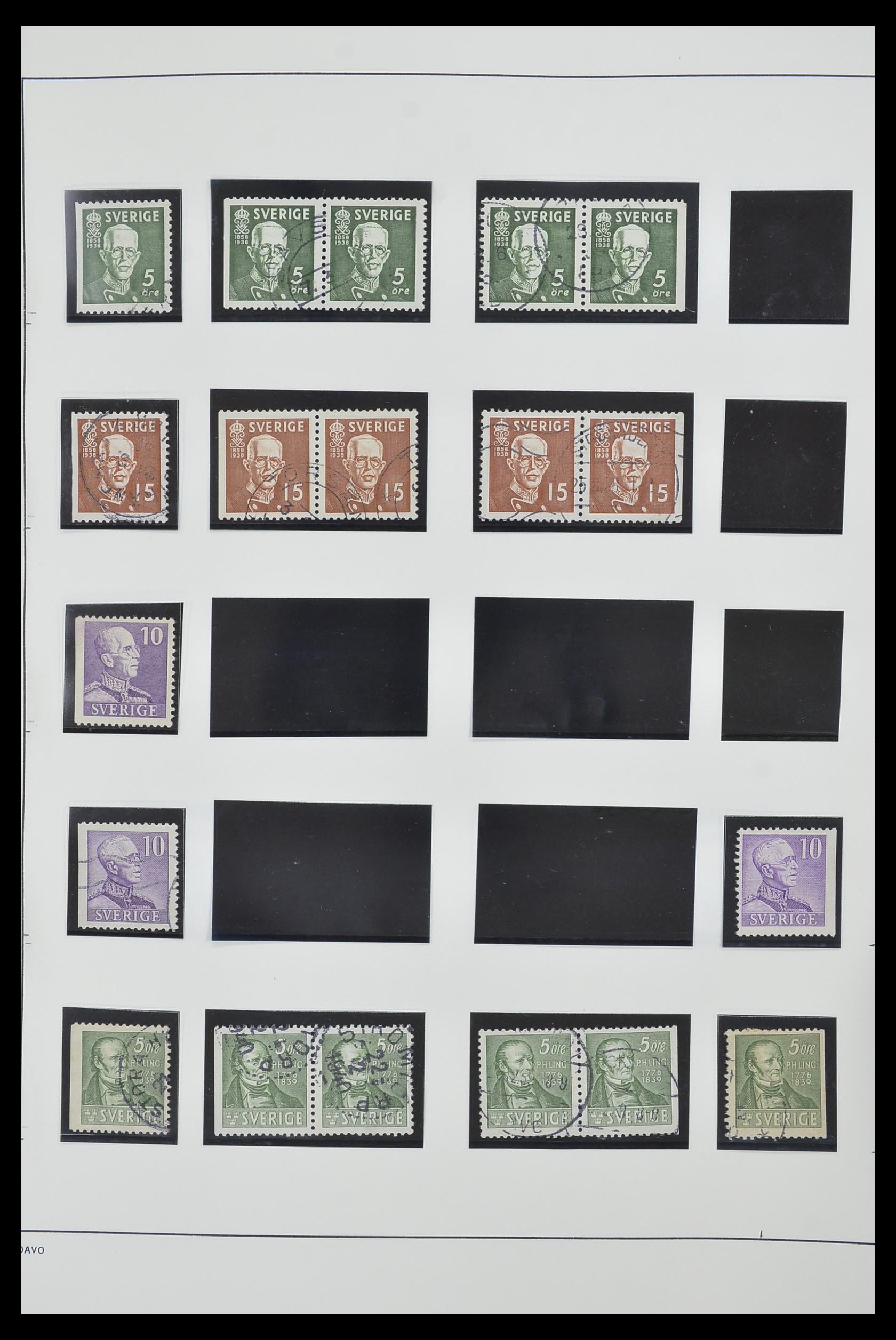 33520 026 - Postzegelverzameling 33520 Zweden 1855-2013.