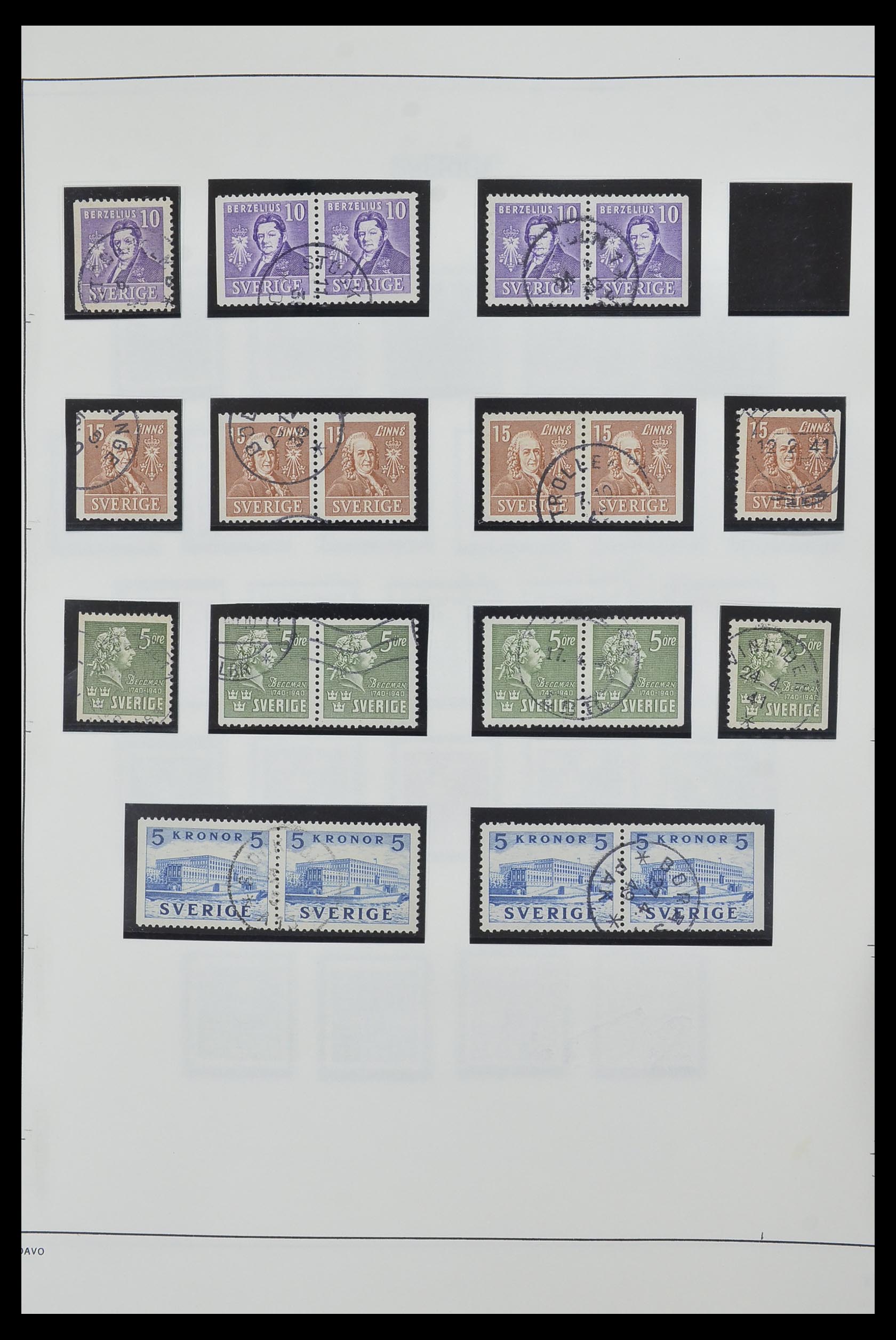 33520 027 - Postzegelverzameling 33520 Zweden 1855-2013.