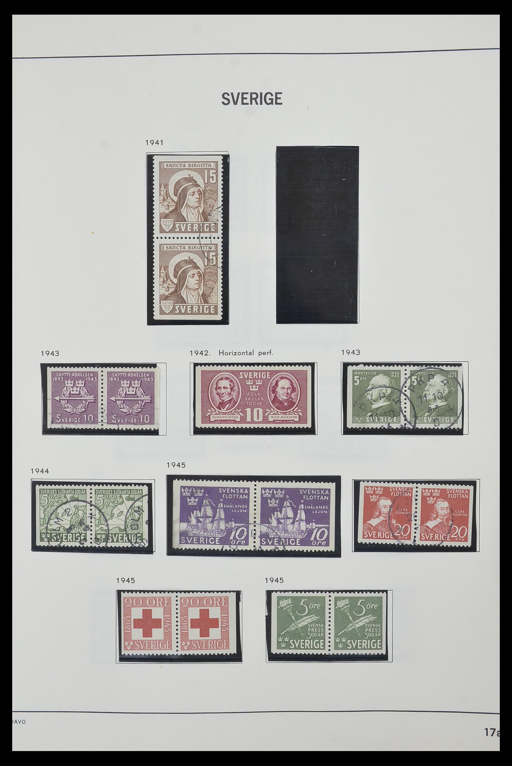 33520 033 - Postzegelverzameling 33520 Zweden 1855-2013.