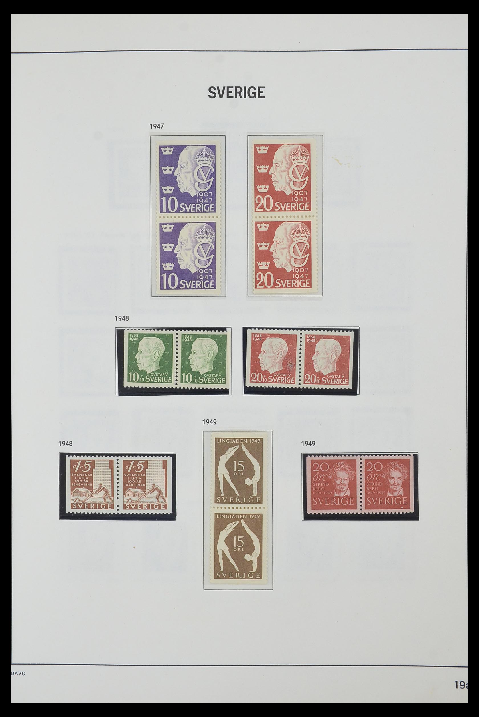 33520 039 - Postzegelverzameling 33520 Zweden 1855-2013.