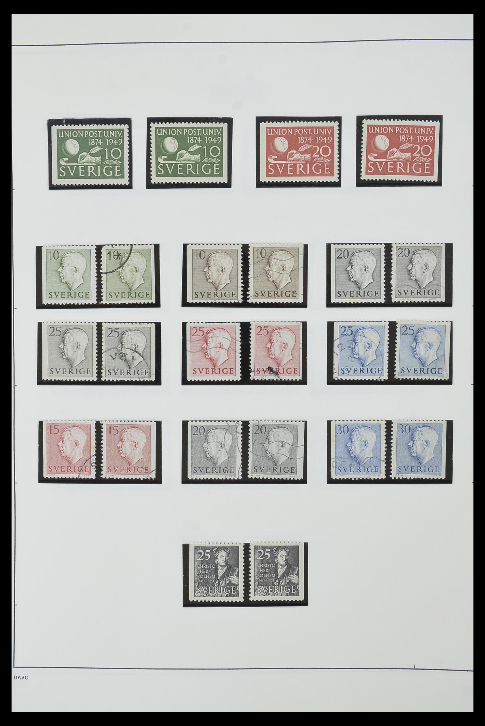33520 041 - Stamp collection 33520 Sweden 1855-2013.
