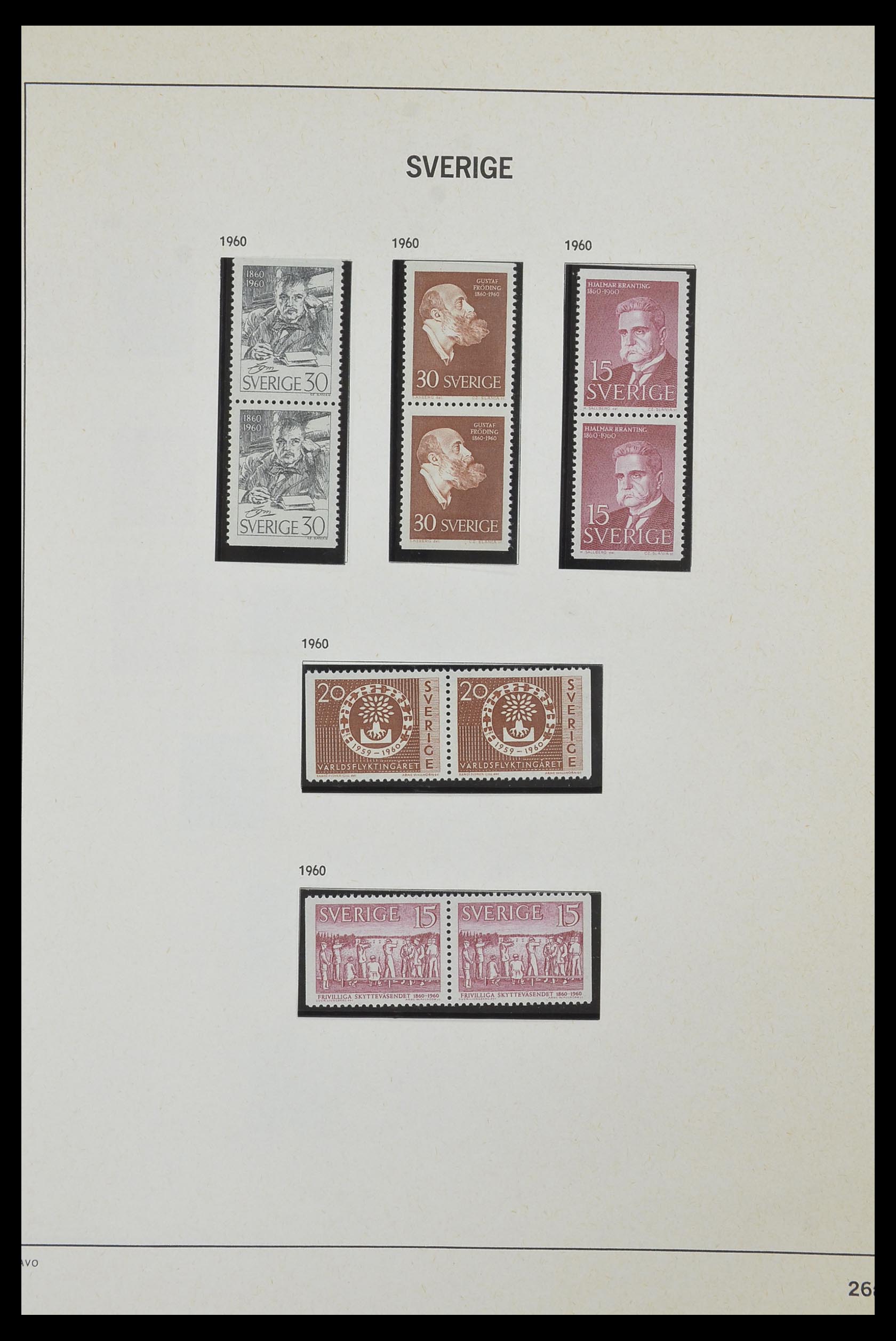 33520 056 - Postzegelverzameling 33520 Zweden 1855-2013.