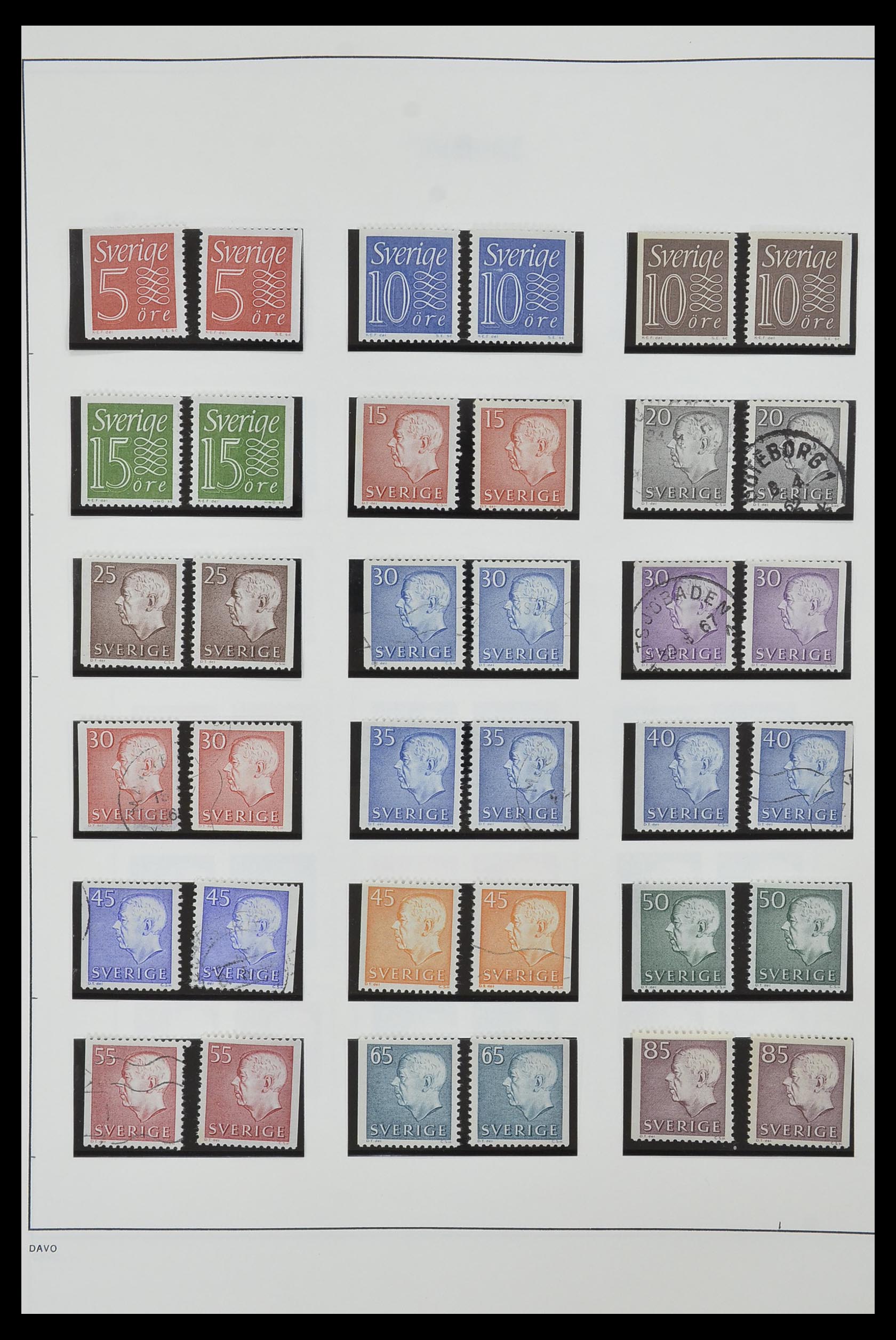 33520 059 - Postzegelverzameling 33520 Zweden 1855-2013.