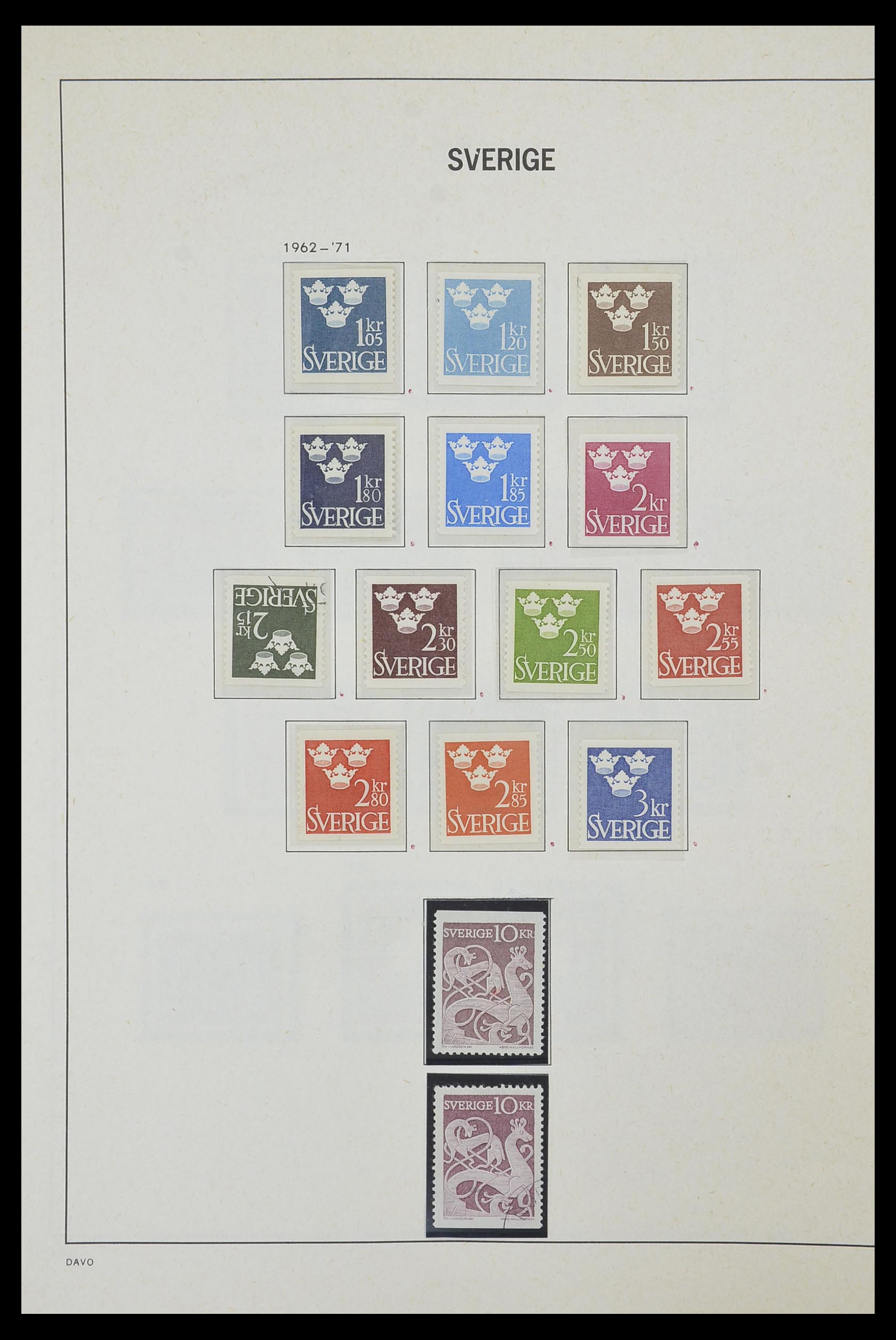 33520 061 - Postzegelverzameling 33520 Zweden 1855-2013.
