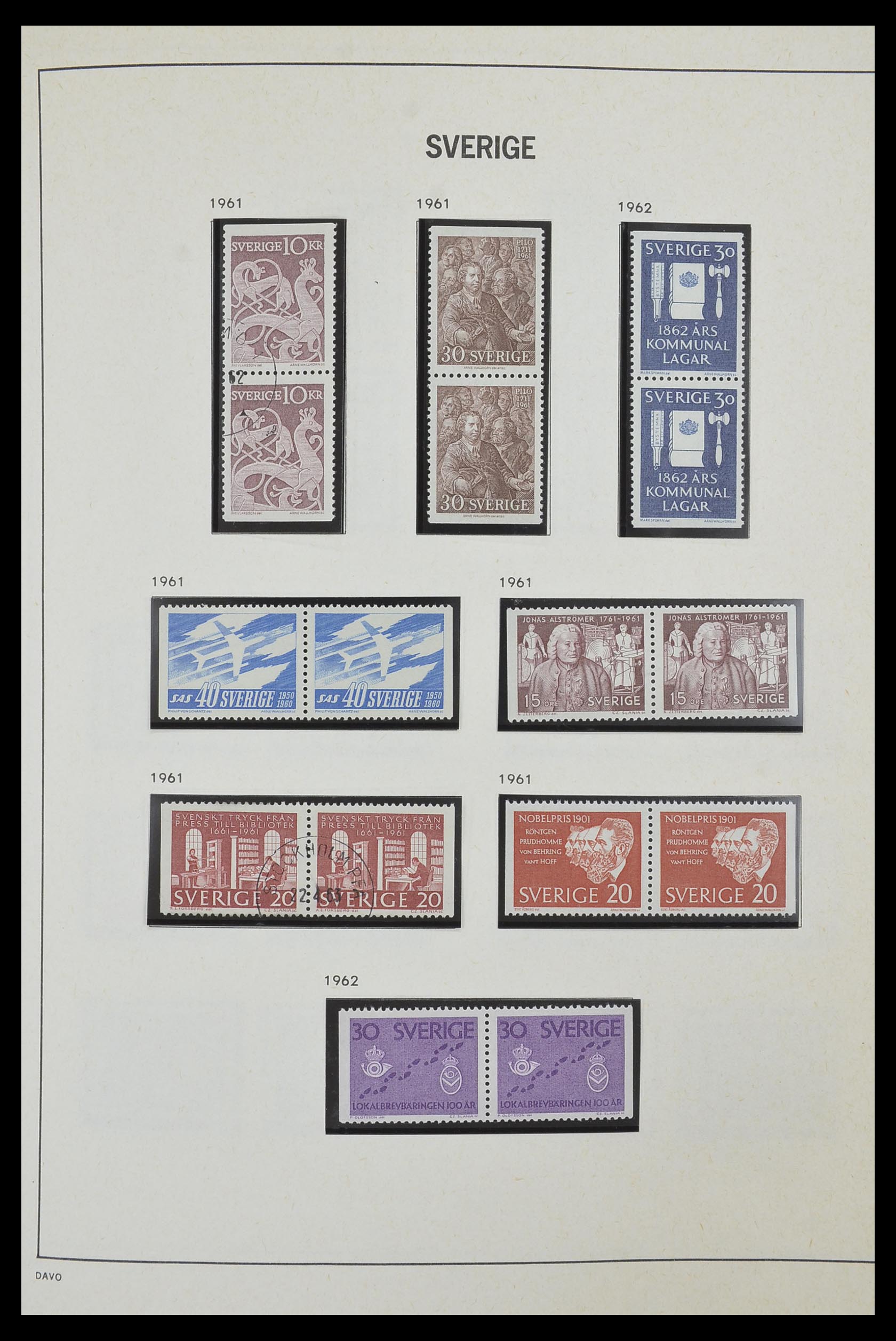 33520 065 - Postzegelverzameling 33520 Zweden 1855-2013.