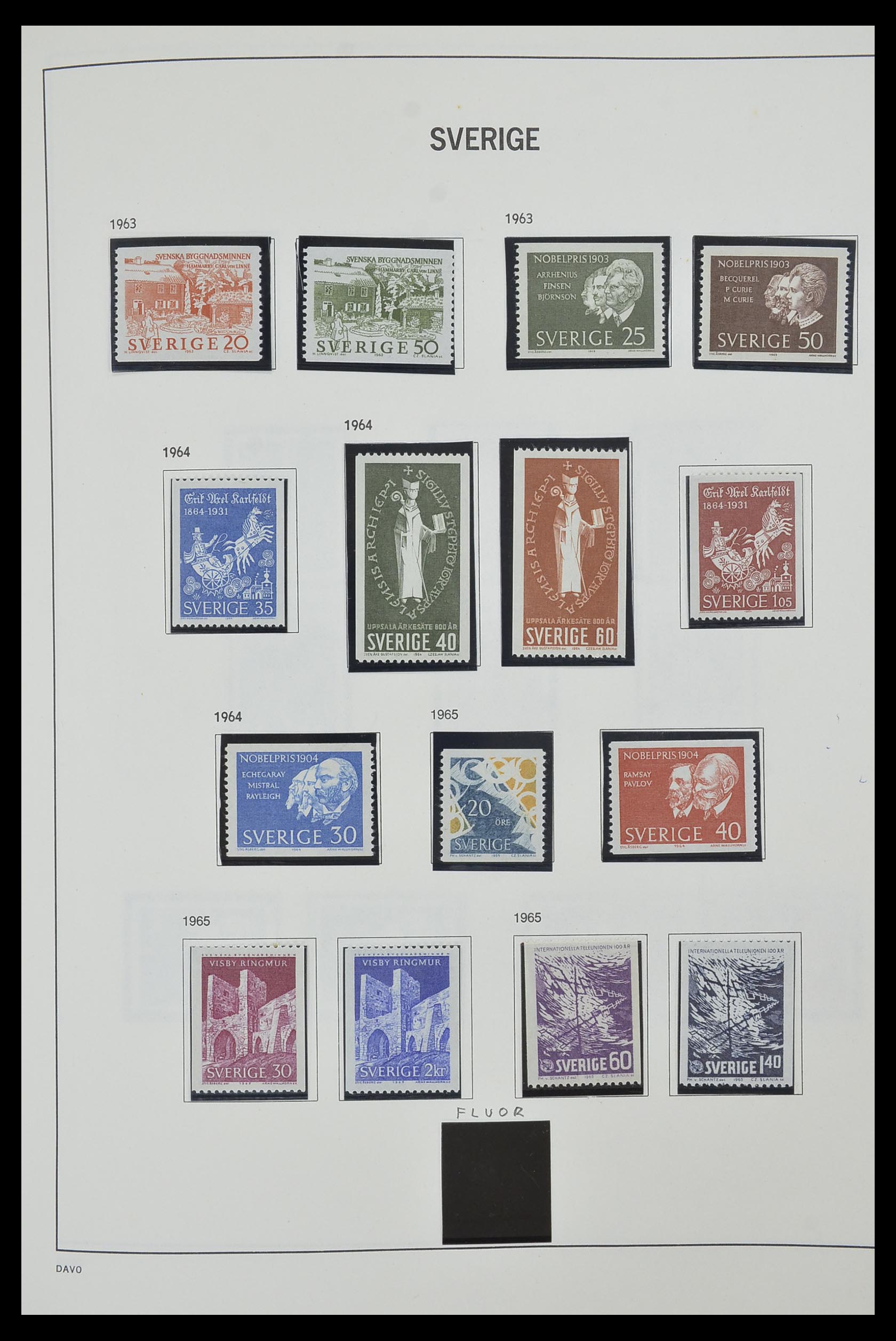 33520 068 - Postzegelverzameling 33520 Zweden 1855-2013.