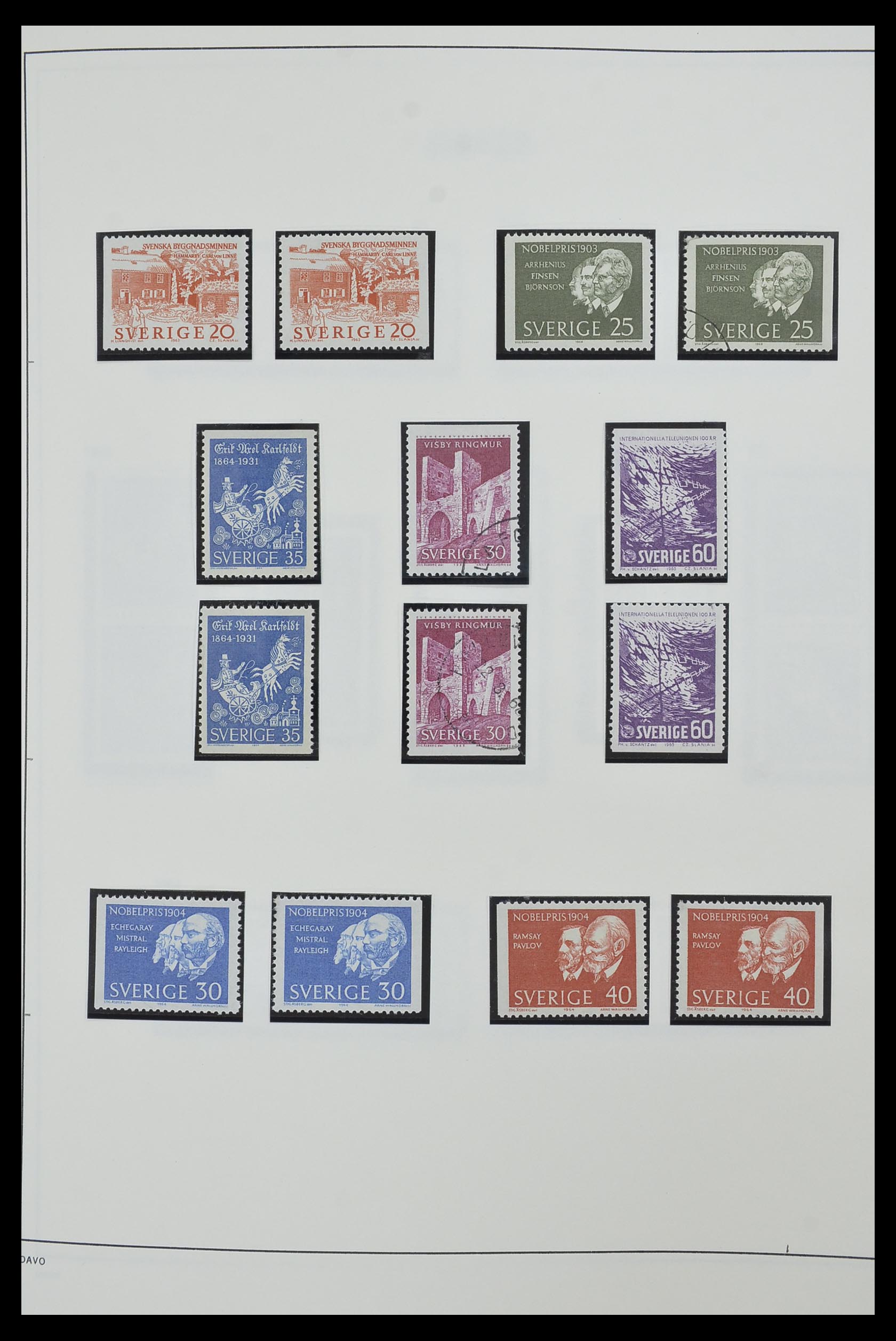 33520 069 - Postzegelverzameling 33520 Zweden 1855-2013.
