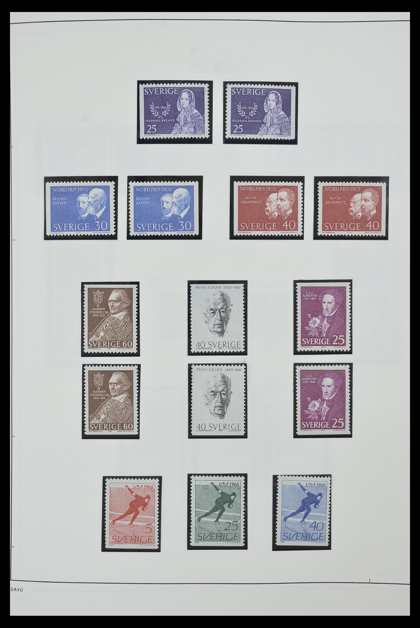 33520 072 - Postzegelverzameling 33520 Zweden 1855-2013.