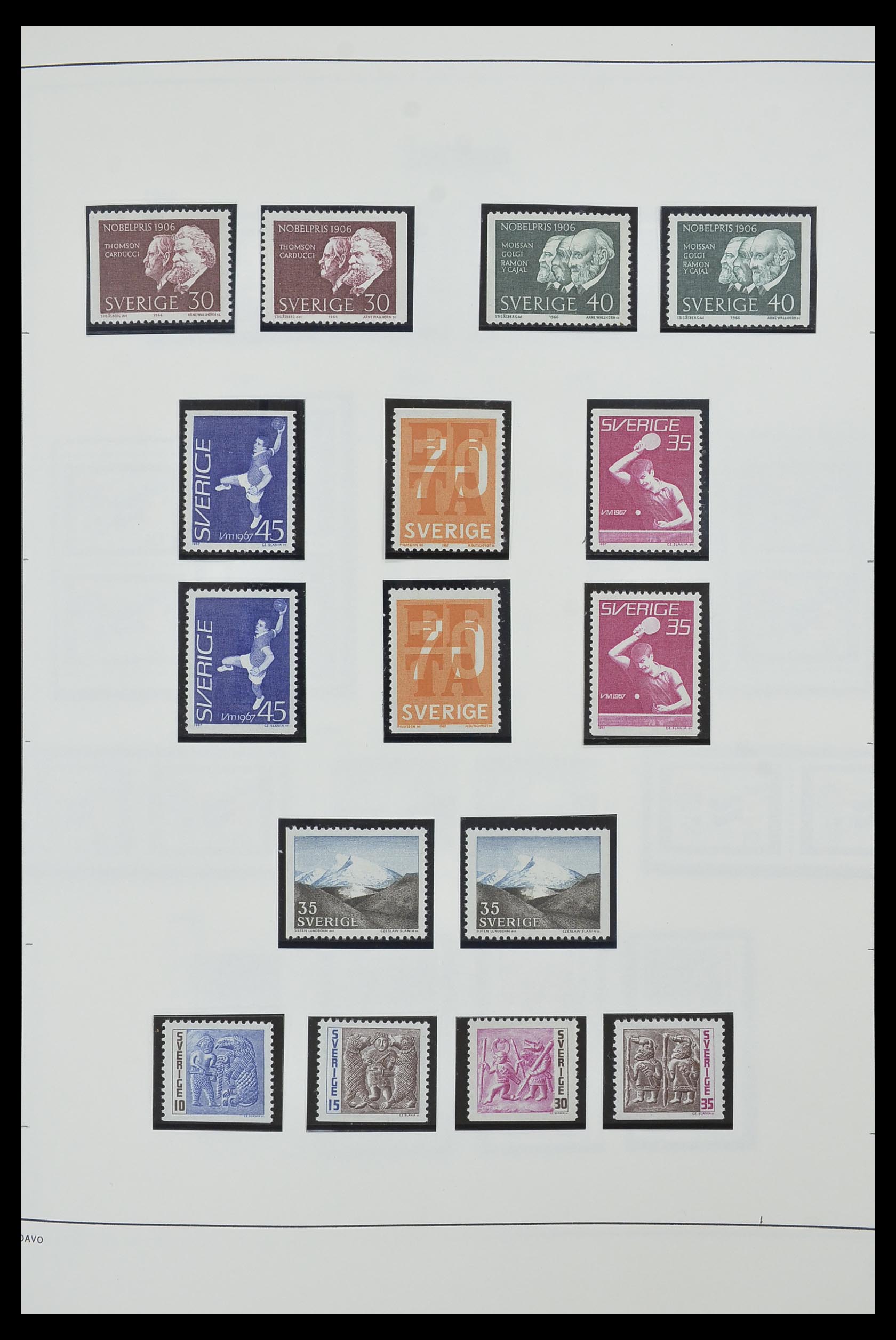 33520 078 - Postzegelverzameling 33520 Zweden 1855-2013.