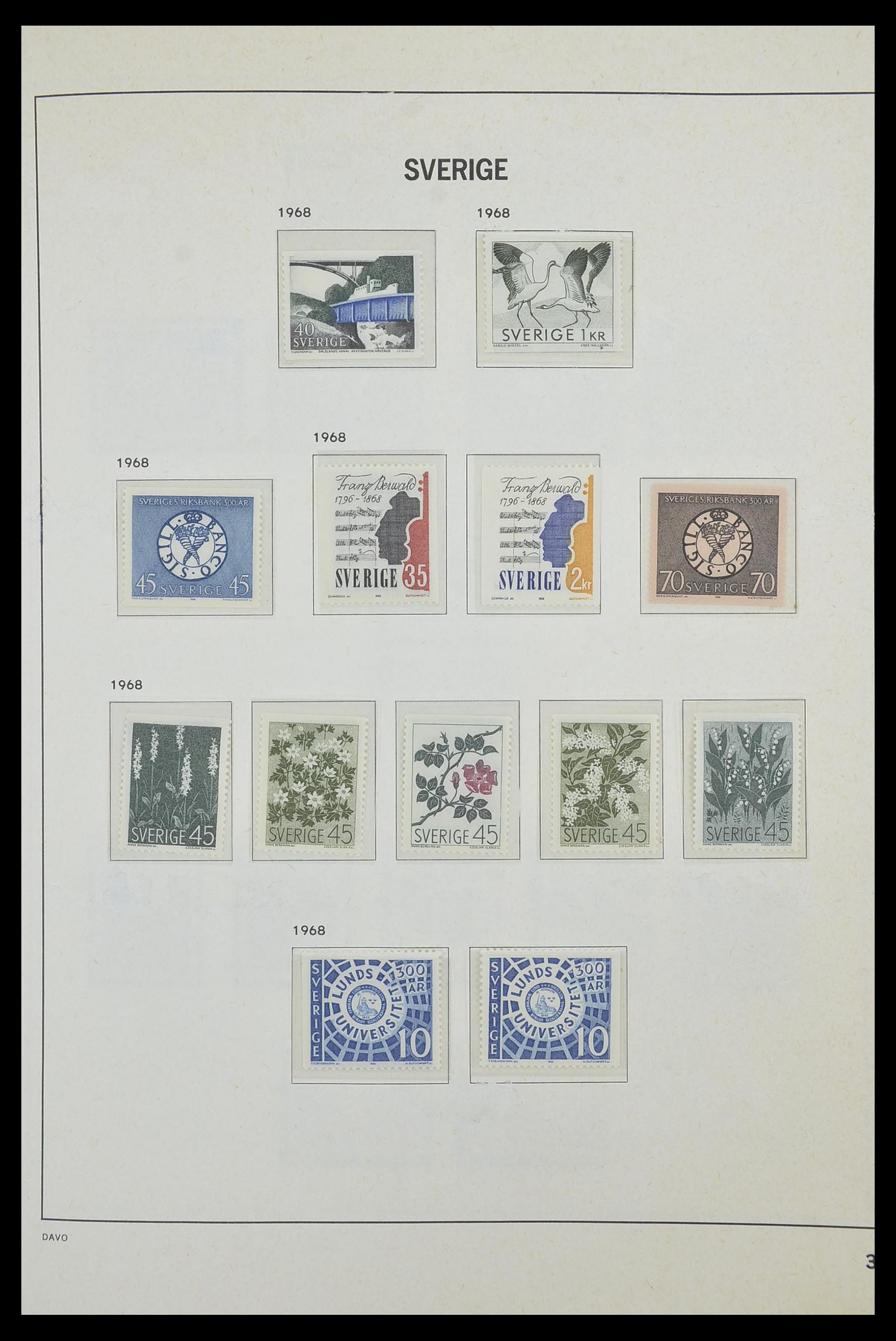33520 083 - Postzegelverzameling 33520 Zweden 1855-2013.