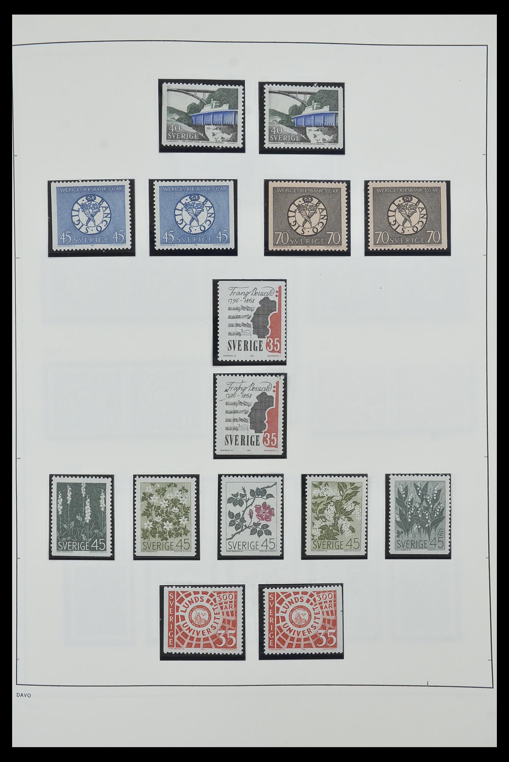 33520 084 - Postzegelverzameling 33520 Zweden 1855-2013.