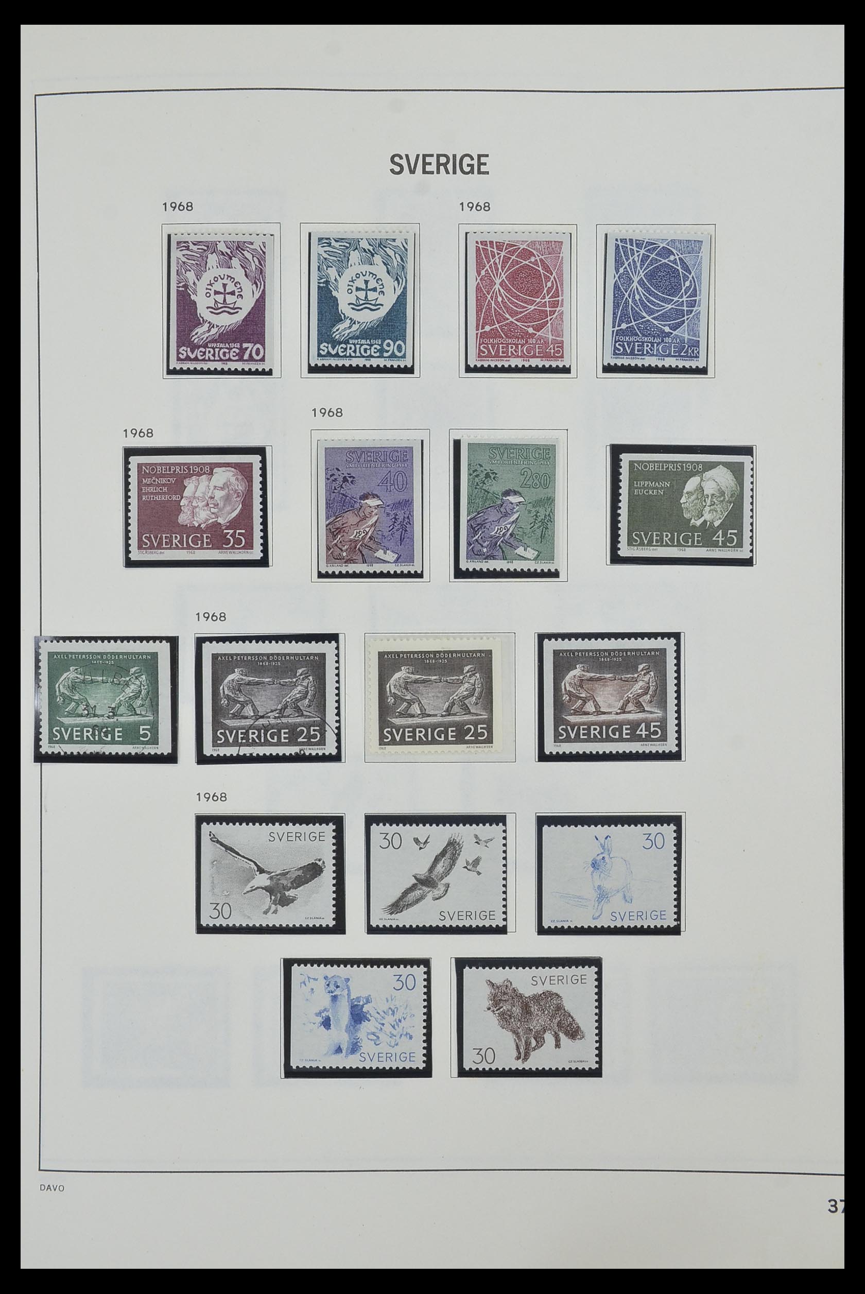 33520 086 - Postzegelverzameling 33520 Zweden 1855-2013.