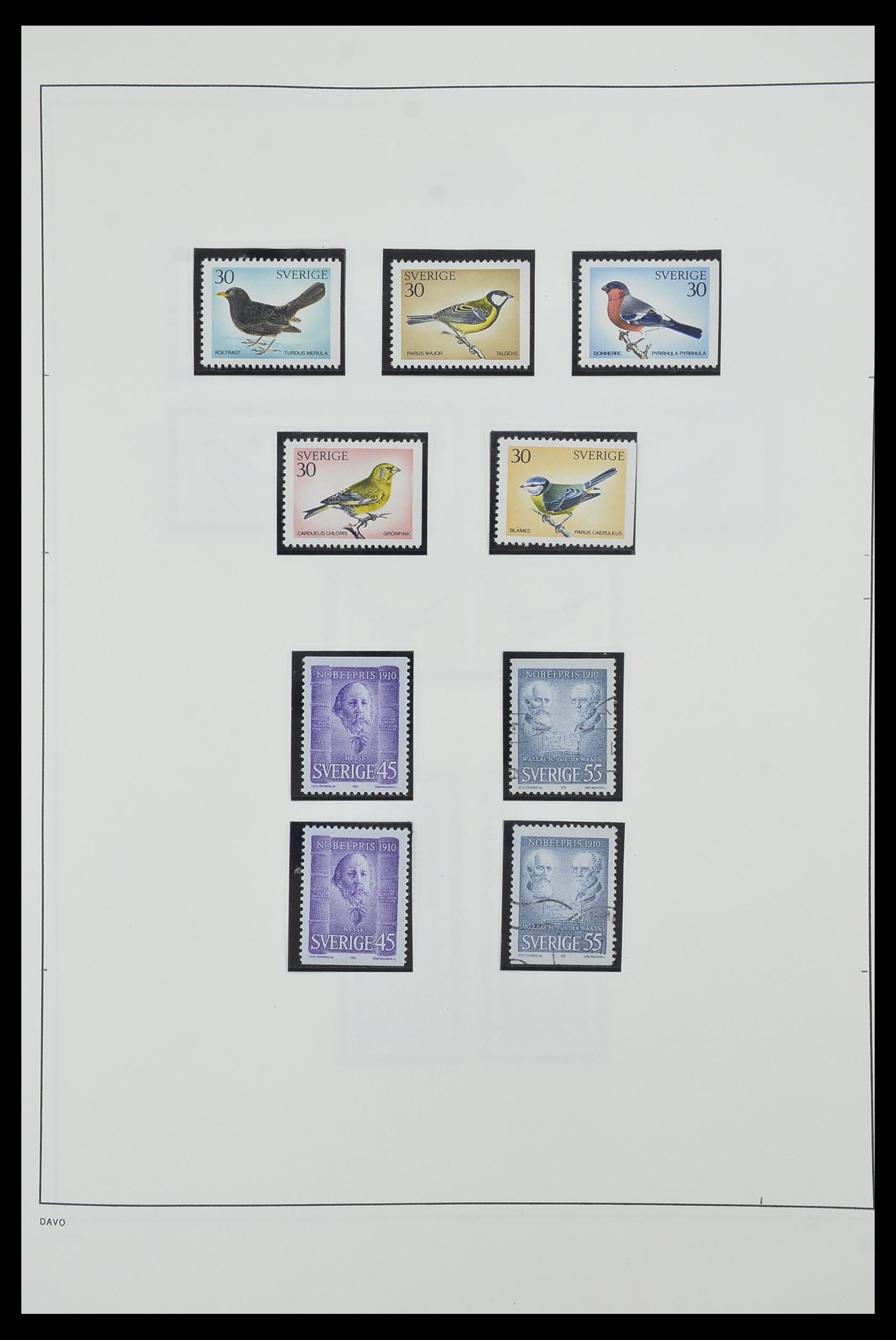 33520 105 - Postzegelverzameling 33520 Zweden 1855-2013.