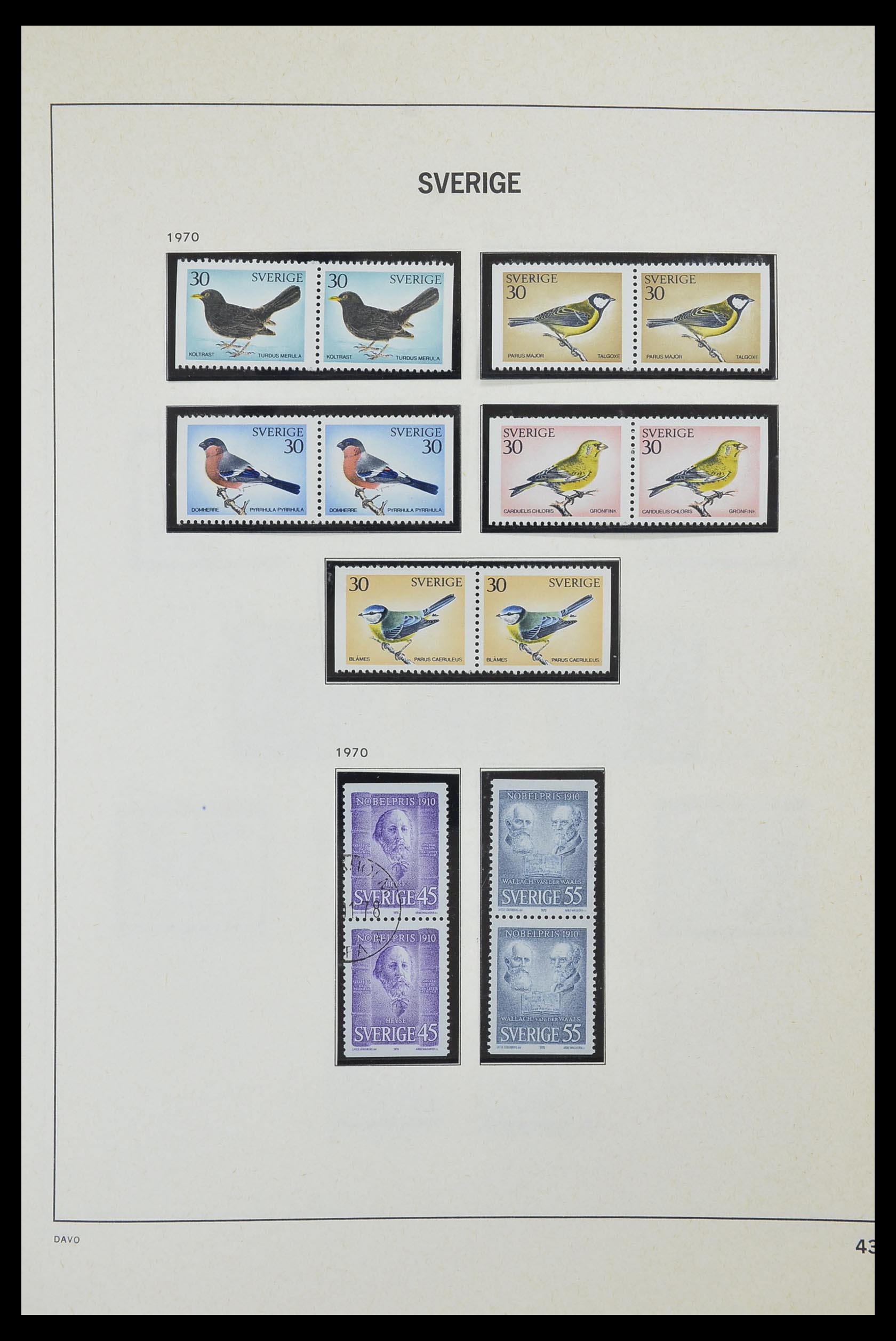 33520 106 - Postzegelverzameling 33520 Zweden 1855-2013.